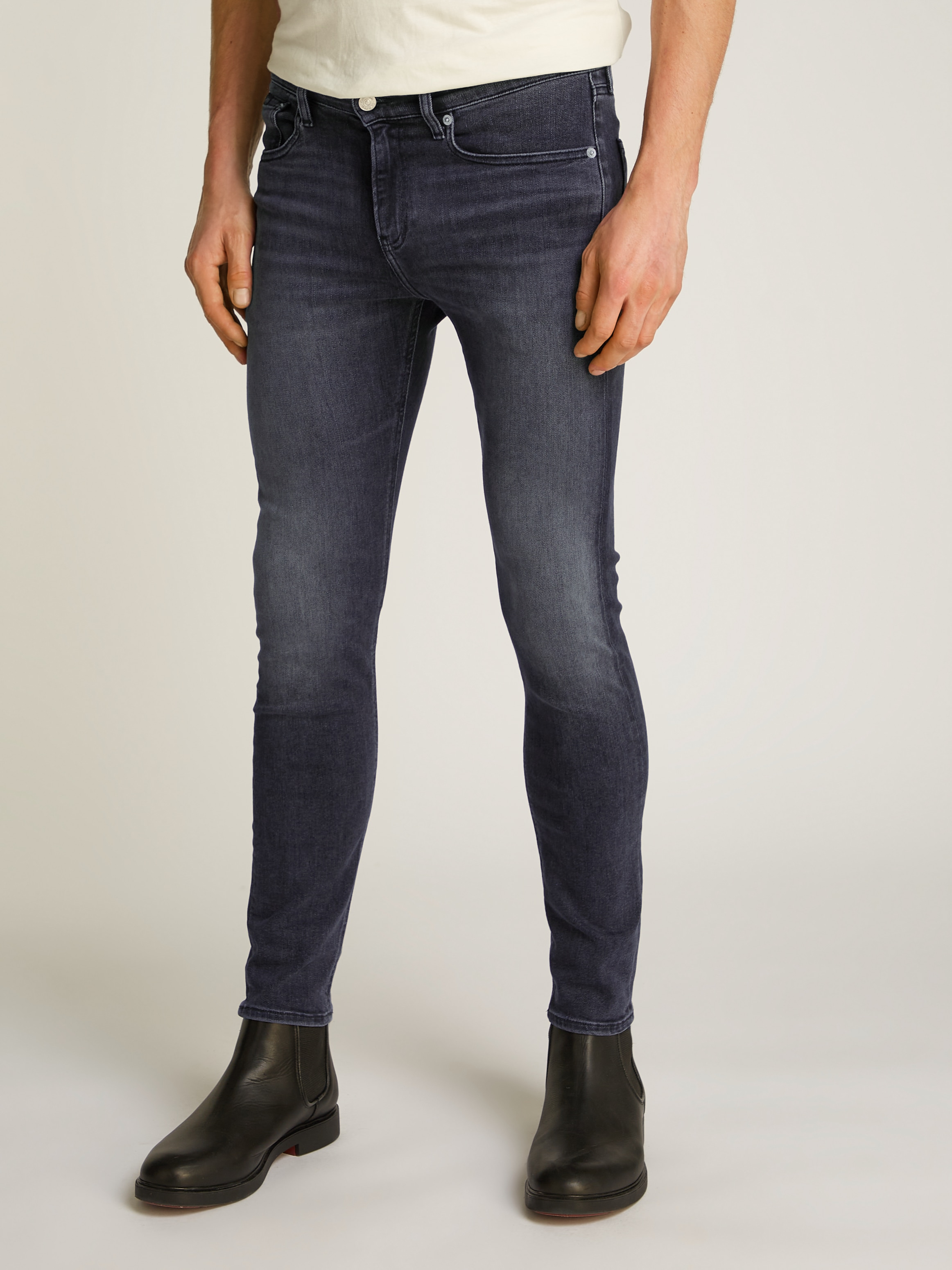 Calvin Klein Jeans Stretch-Jeans »SKINNY«, Coinpocket, Logostickerei