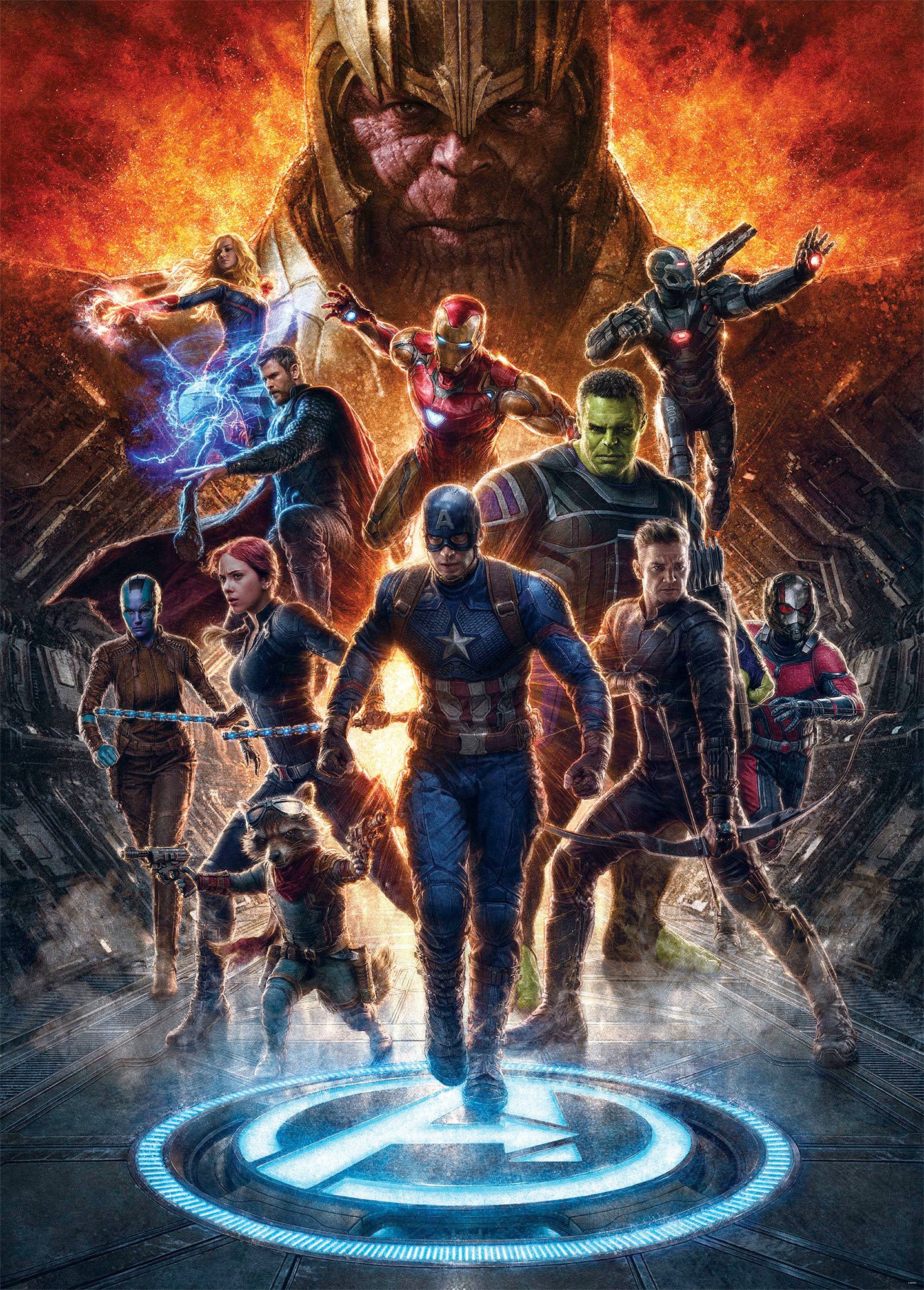 Komar Vliestapete »Avengers vs Thanos«, 200x280 cm (Breite x Höhe) günstig online kaufen