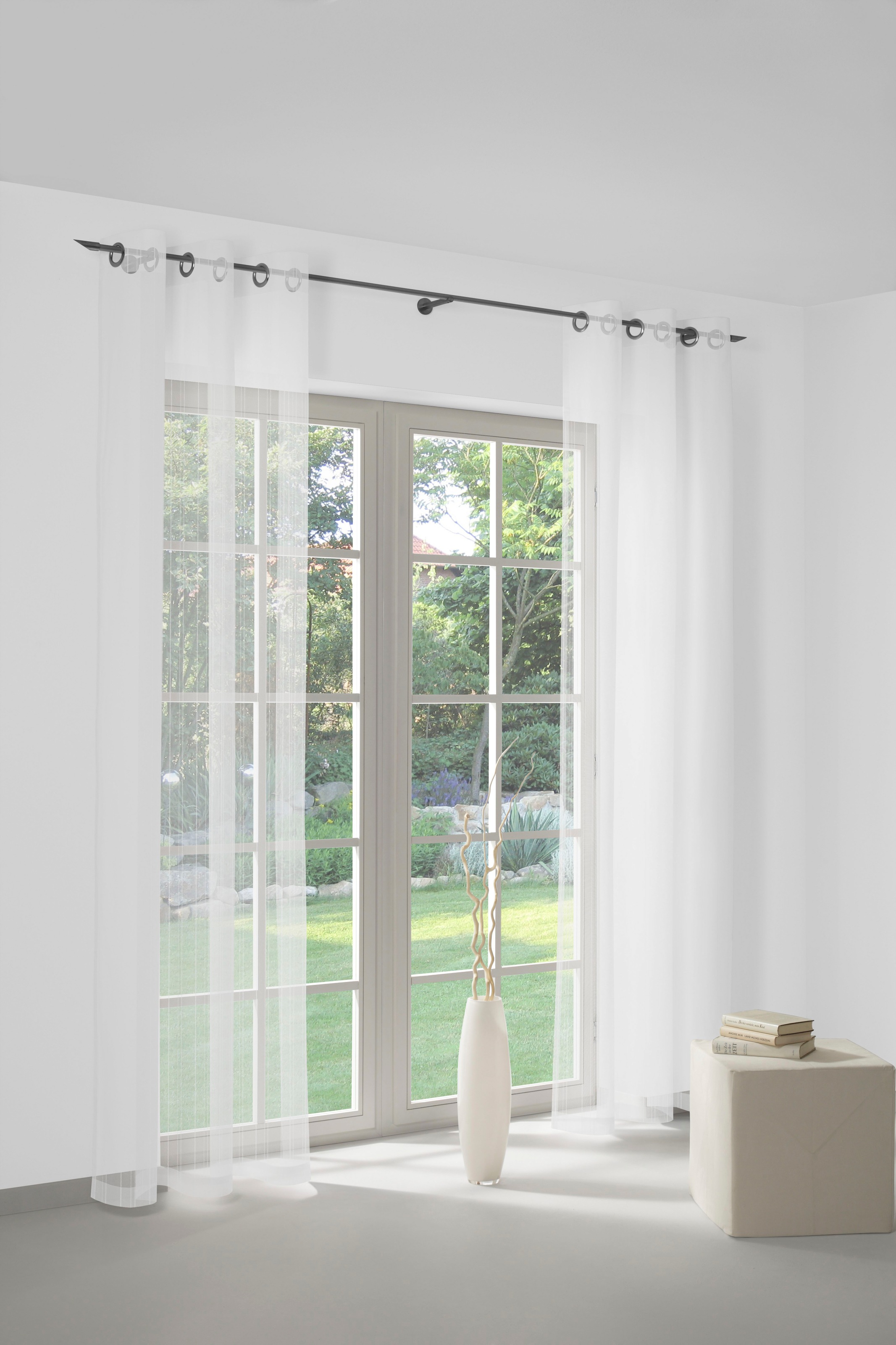 Wirth Gardine »Sophia« Ösen 1 Stk. tlg. günstig online kaufen