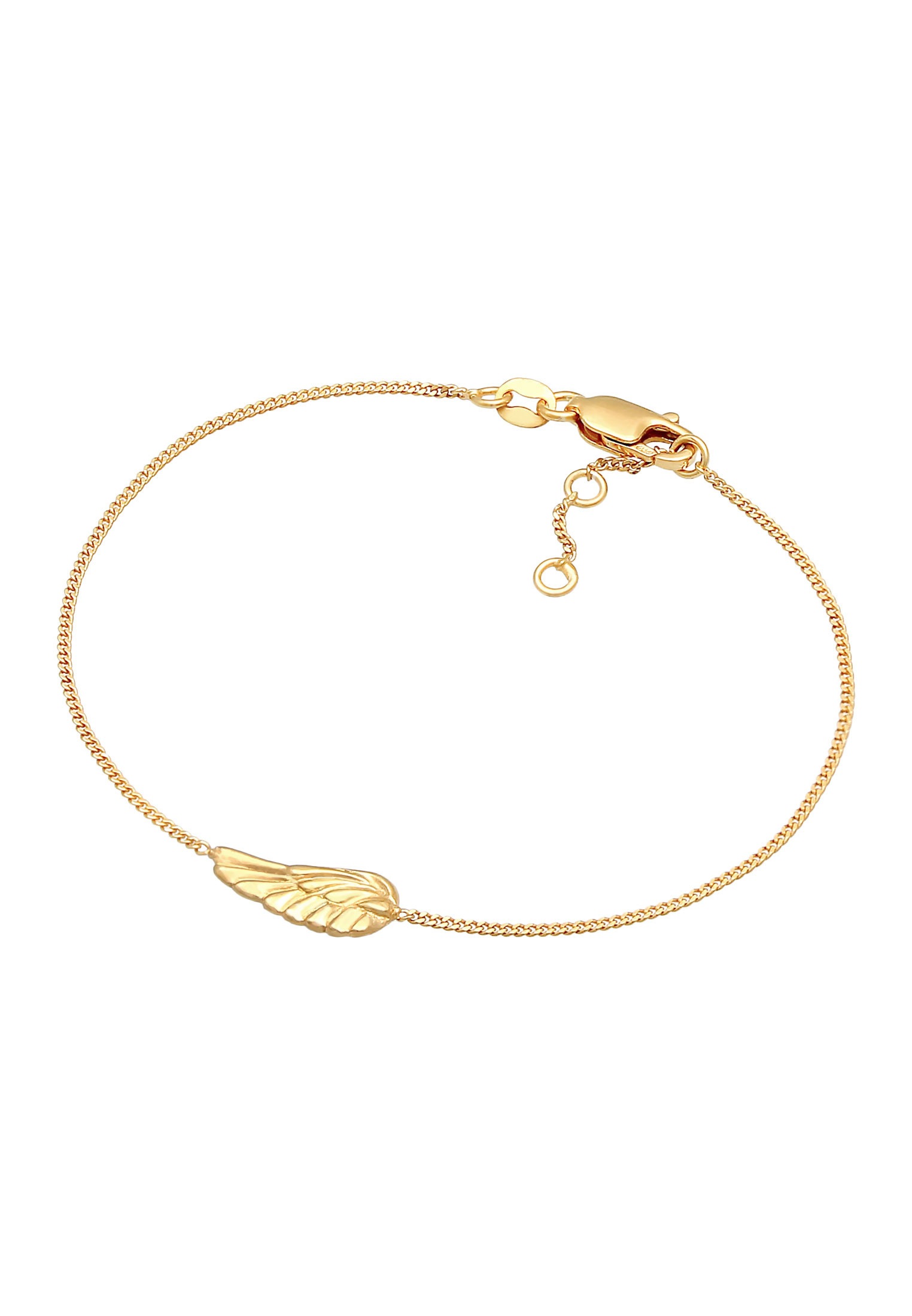 Elli Premium Armband »Flügel Engel Schutz 375 Gelbgold«