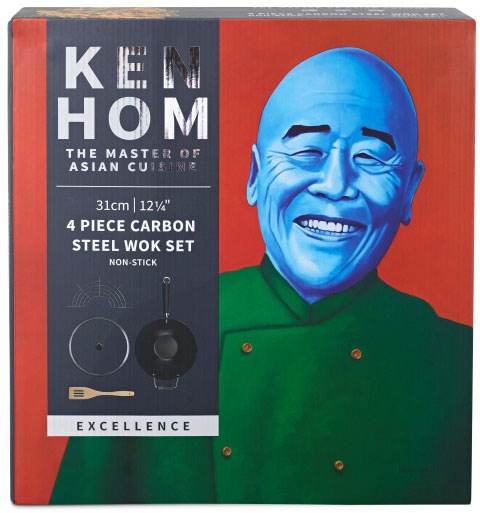 KEN HOM Wok Induktion 3 Stahl, Raten bestellen auf »KH431041«, tlg.), (Set