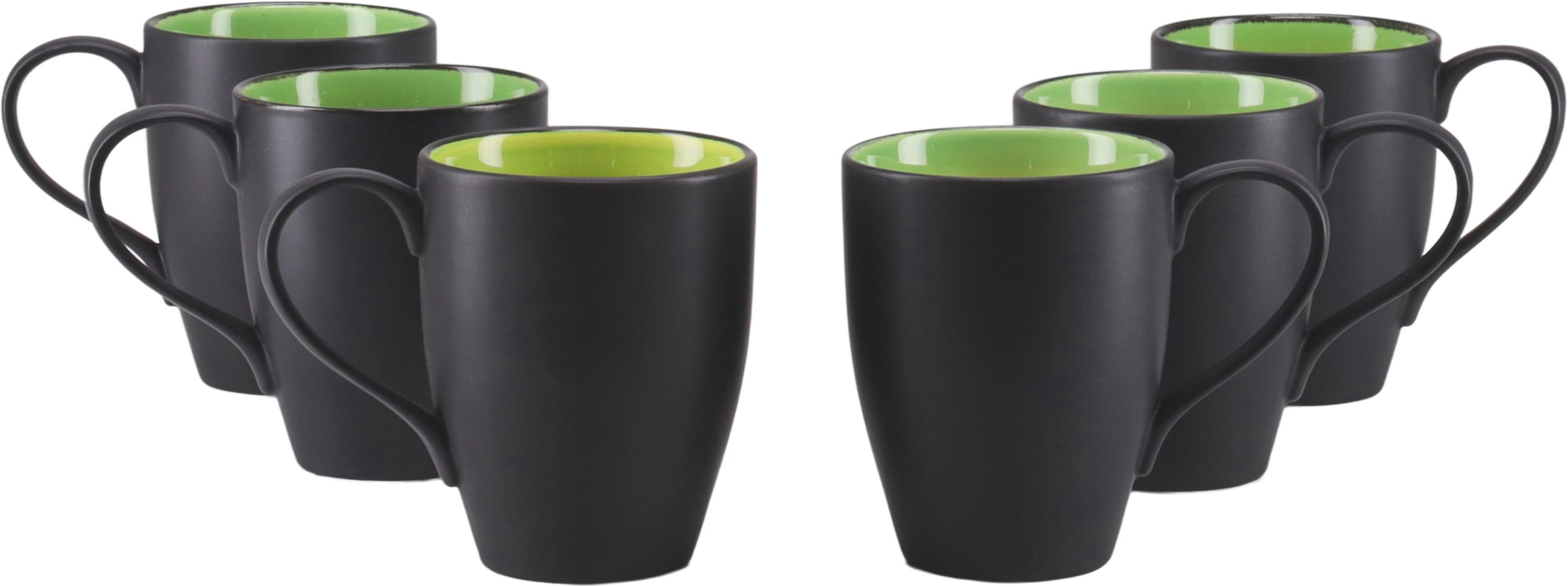 CreaTable Becher »Hot, Kaffeebecher, 6-tlg.« Moderne Coupeform, außergewöhnliches Design