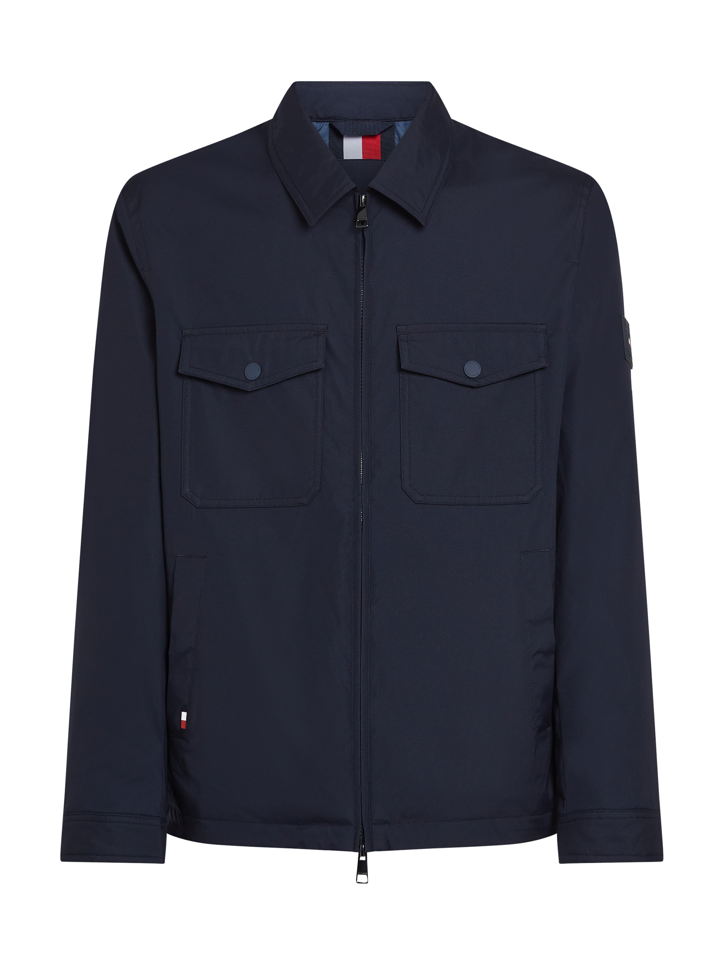 Tommy Hilfiger Blouson »PADDED SHIRT JACKET«, mit Brusttaschen