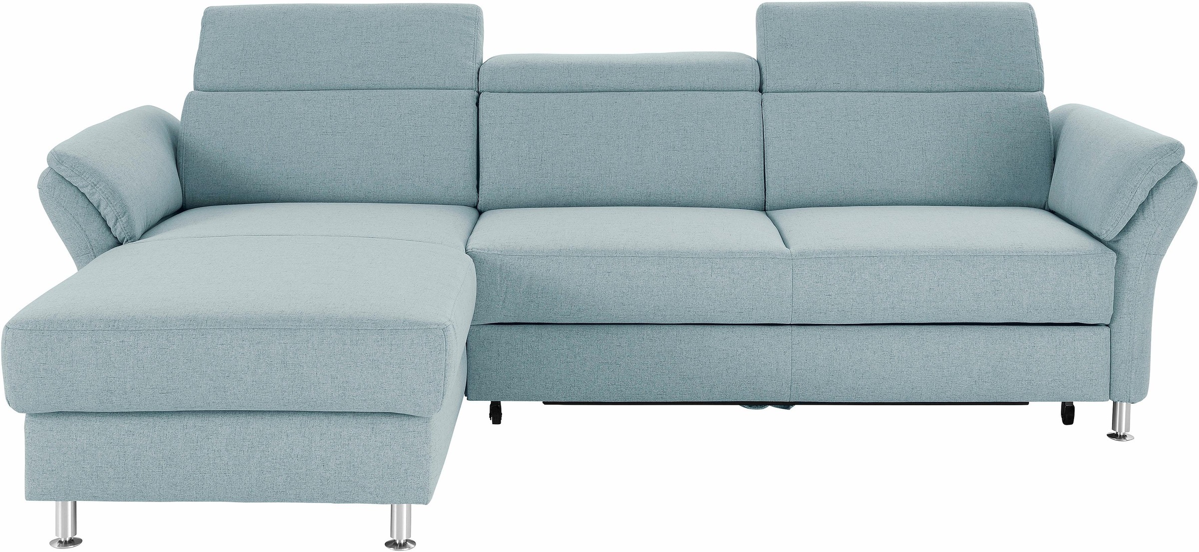 sit&more Ecksofa »Avignon L-Form«, Kopfteilverstellung, wahlweise mit Bettfunktion und Bettkasten