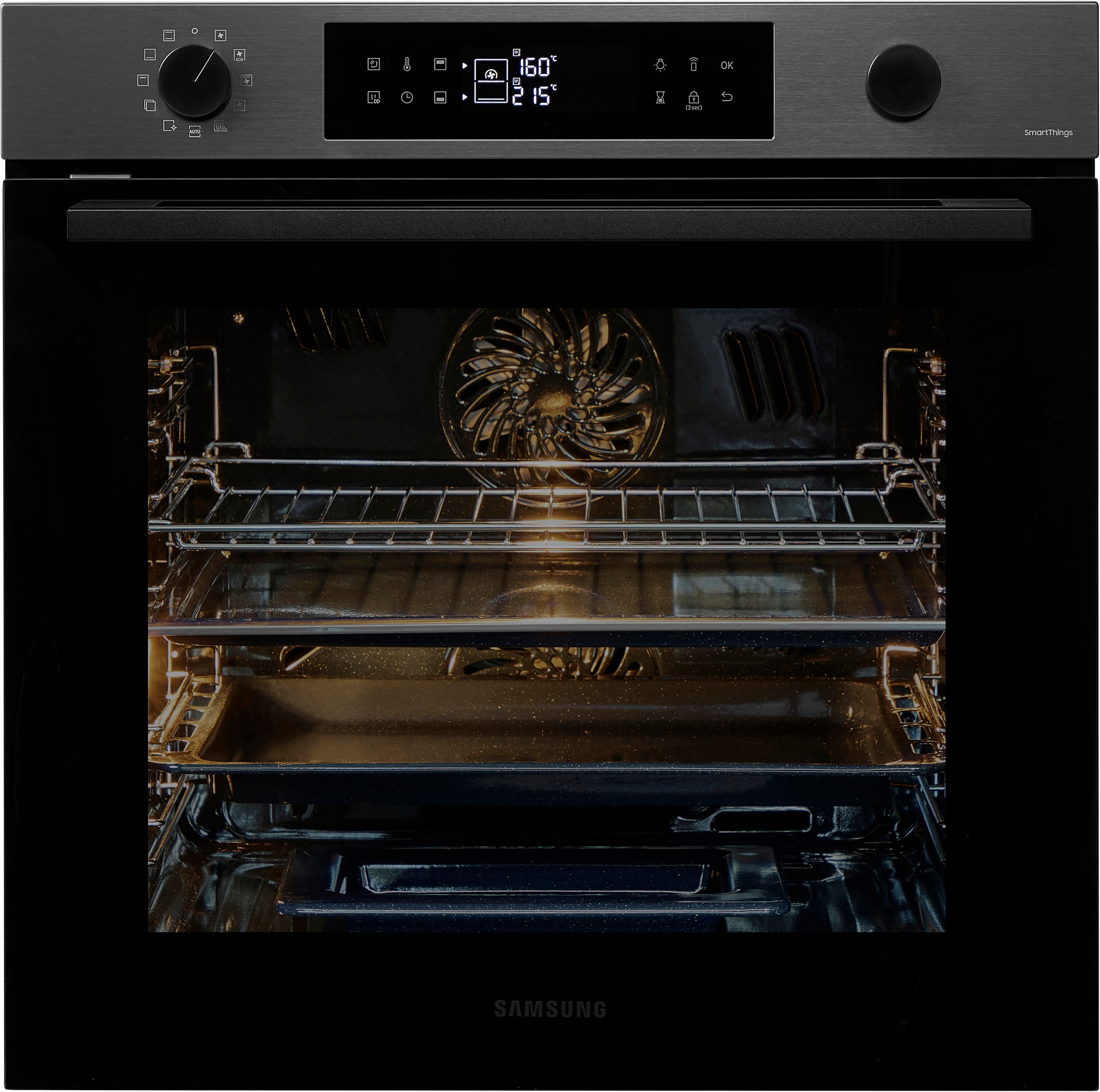 Samsung Pyrolyse Backofen Serie 4 »NV7B44503DB«, Pyrolyse-Selbstreinigung, günstig online kaufen