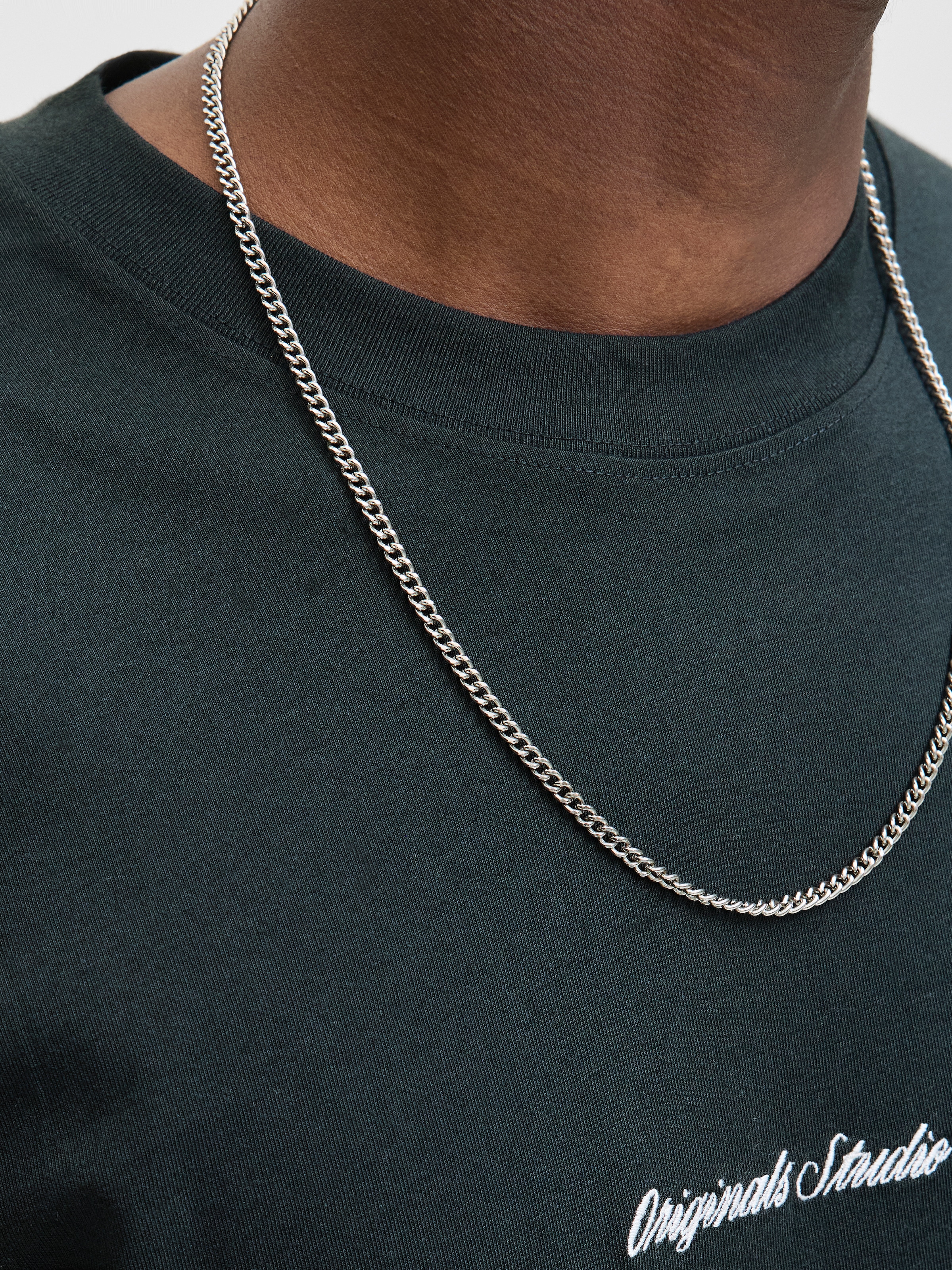 Jack & Jones Kurzarmshirt »JORNORREBRO EMB TEE SS CREW NECK NOOS« mit Logo Print