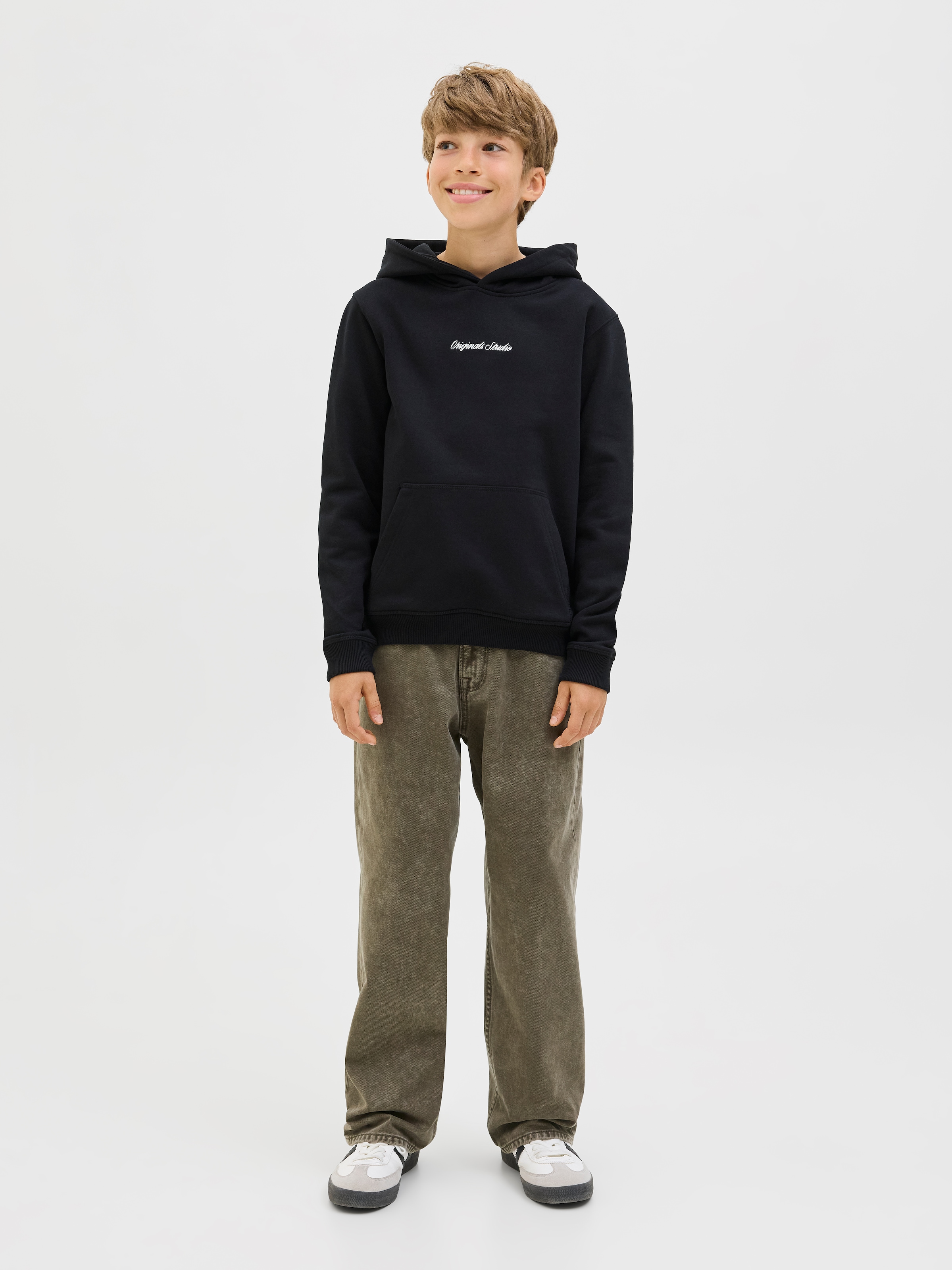 Jack & Jones Junior Kapuzensweatshirt »JORNORREBRO EMB SWEAT HOOD NOOS JNR«