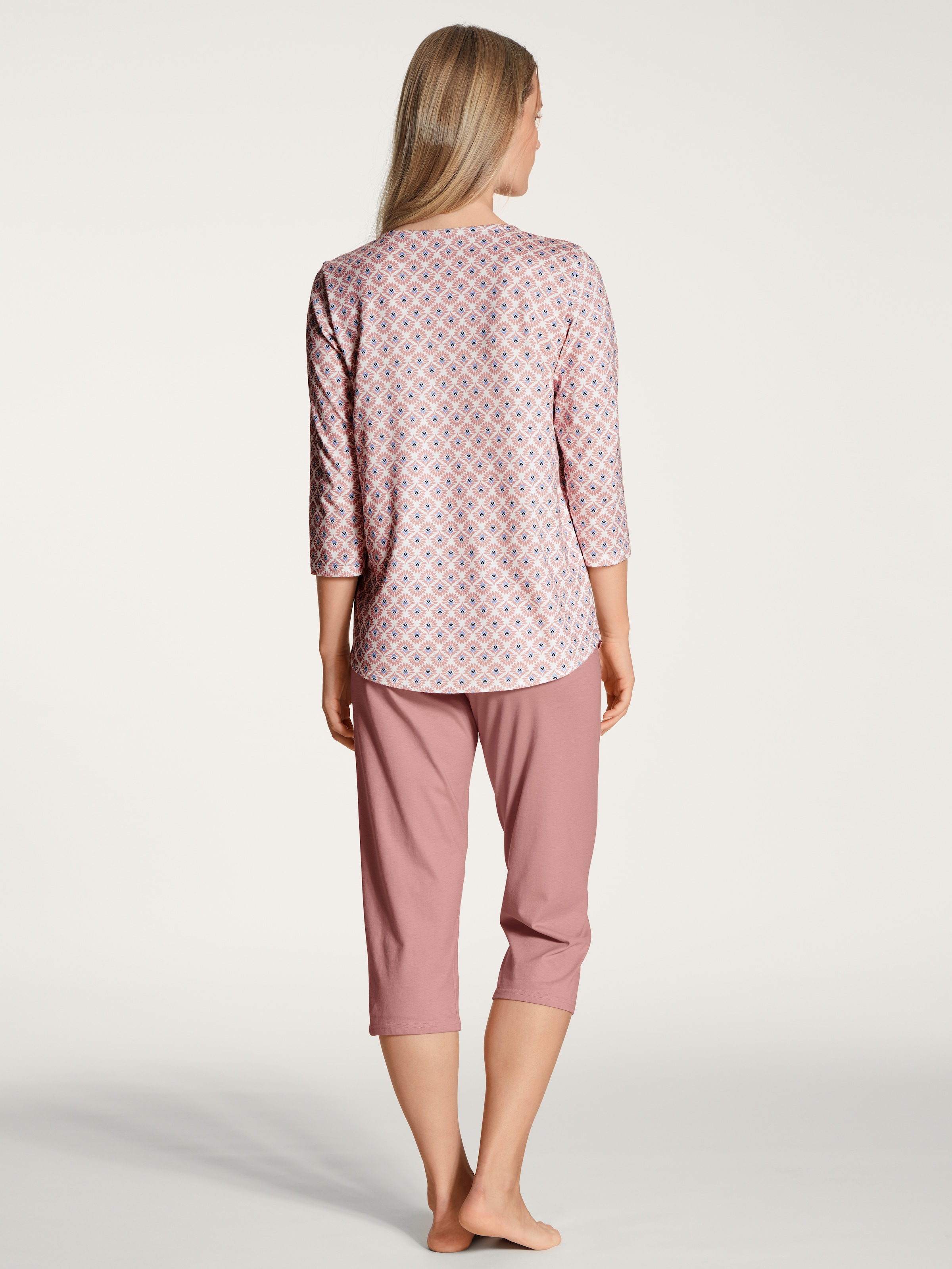 CALIDA Capri-Pyjama »Lovely Nights« 2 Stk. tlg., mit modern Fit