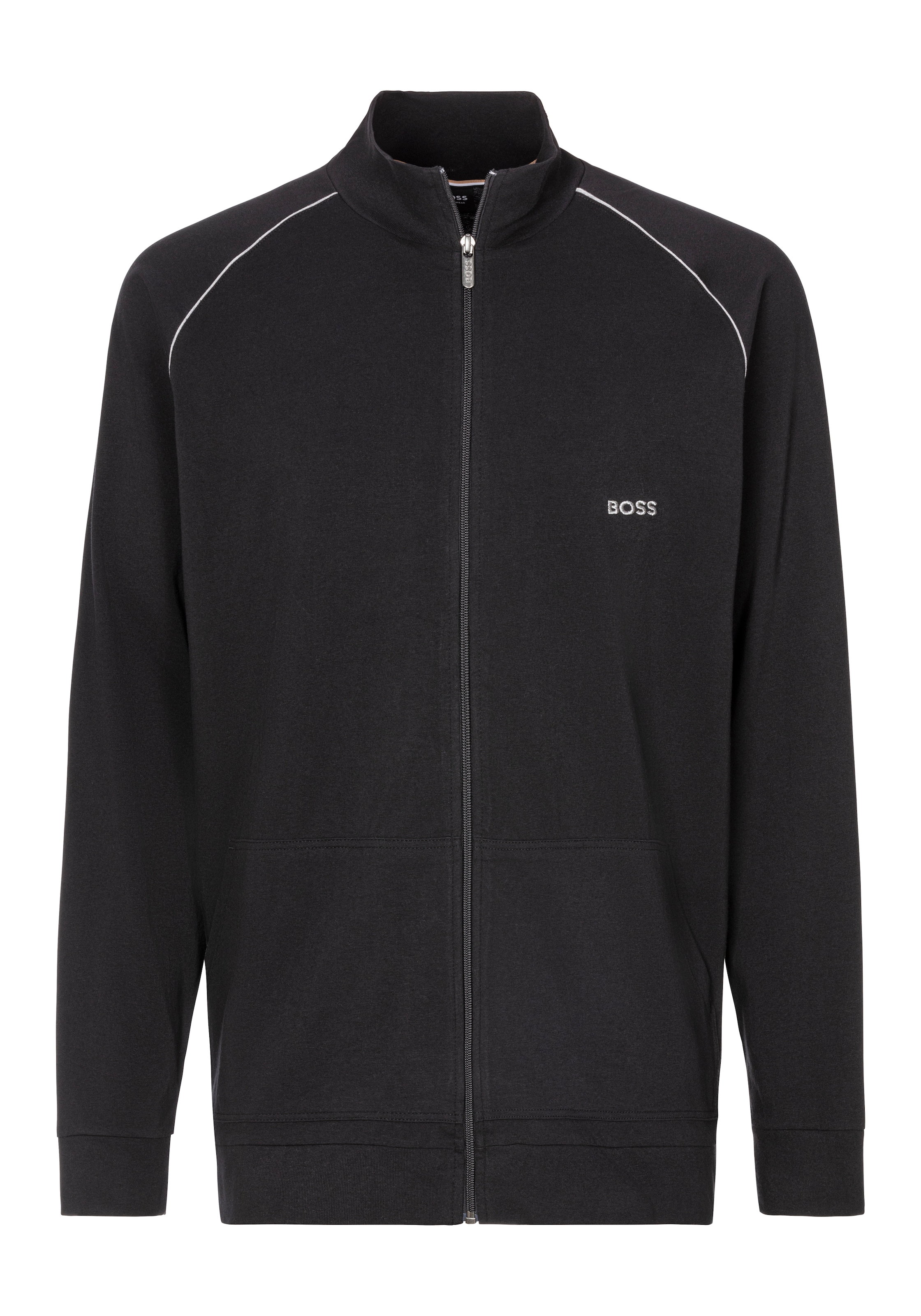 BOSS Sweatjacke, mit Logostickerei