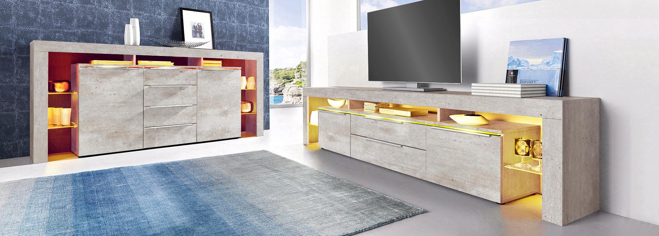 (192 borchardt 220 cm) Sideboard oder online Möbel kaufen »Lima«,