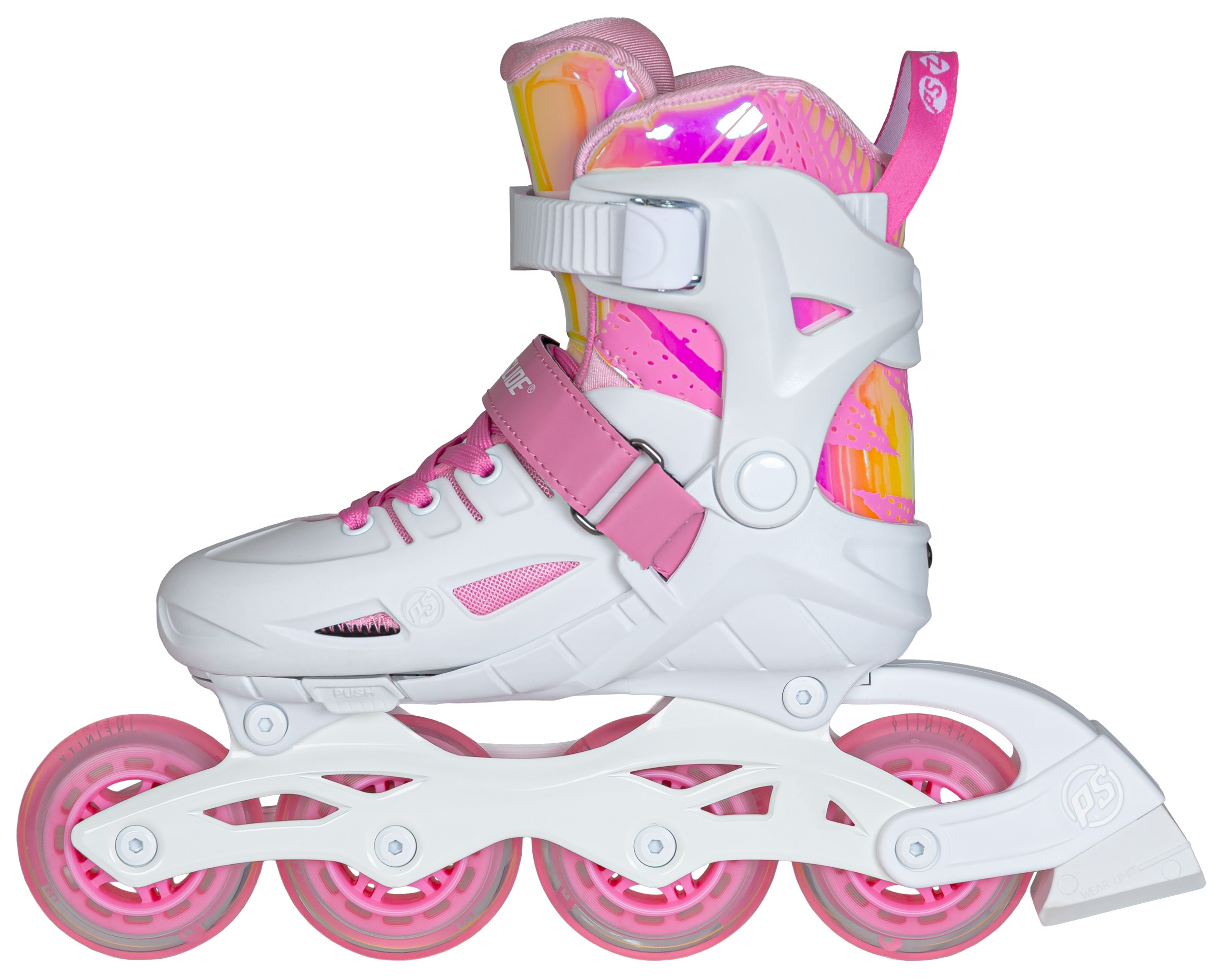 Powerslide Inlineskates »Universe Pink 4W Kids adj«