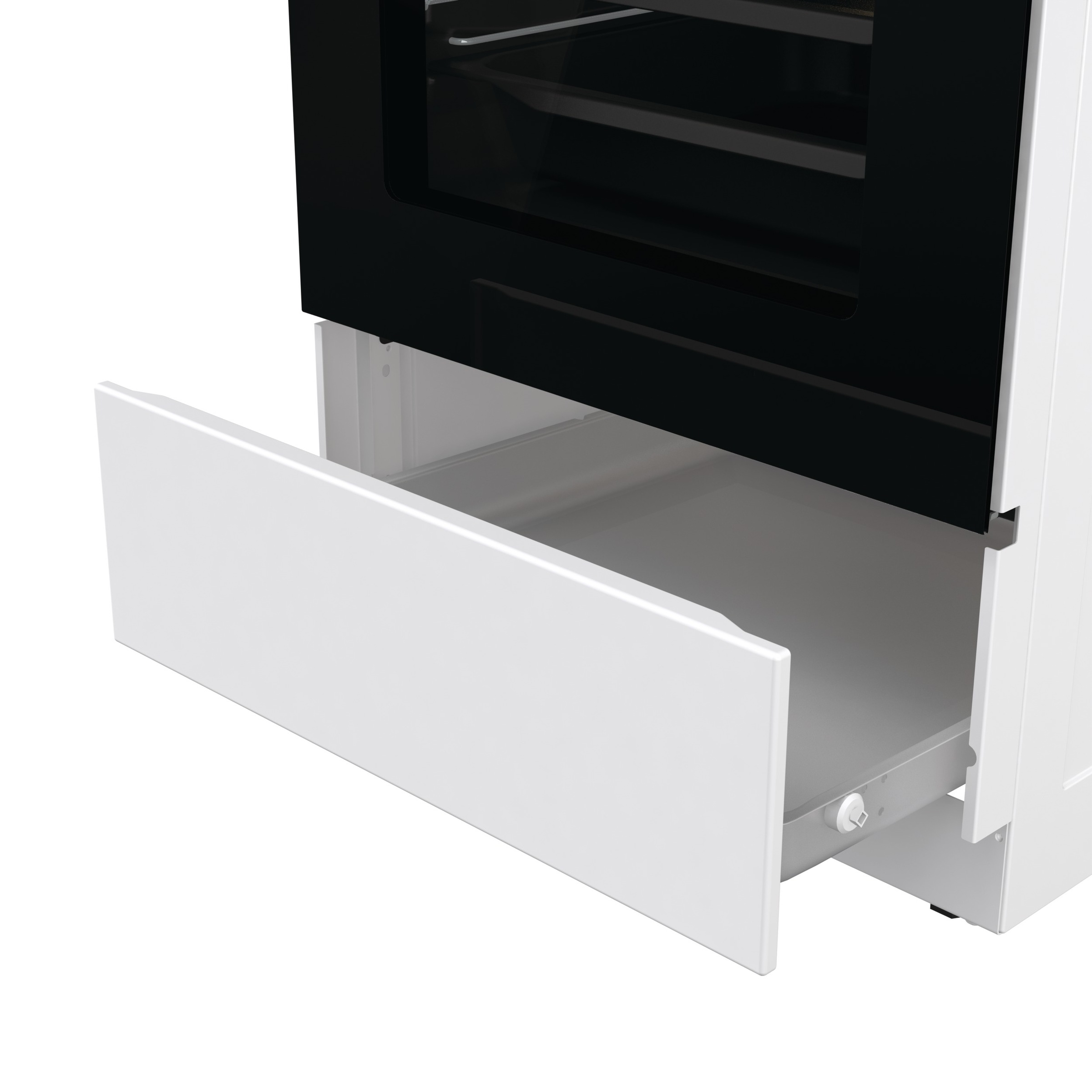 GORENJE Induktions-Standherd »GEIT5C60WPG« mit 1-fach-Teleskopauszug Aqua Clean 1 Stk. tlg. Pizzafunktion mit 275 °C – perfekt für Pizza, Focaccia und mehr!