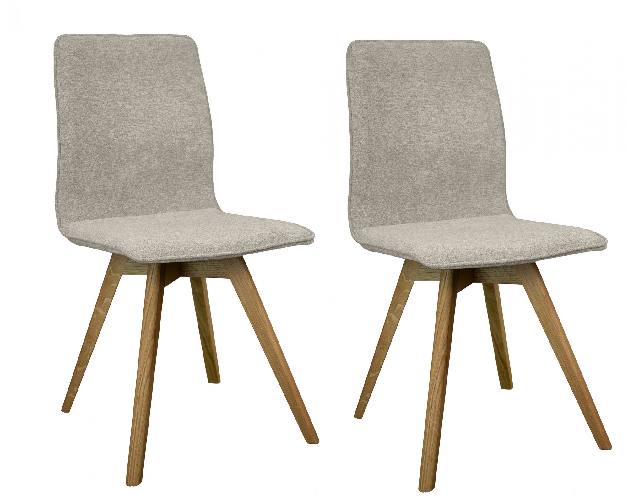 andas Esszimmerstuhl »Rania«, (Set), 2 St., Microfaser, Massivholzgestell, günstig online kaufen