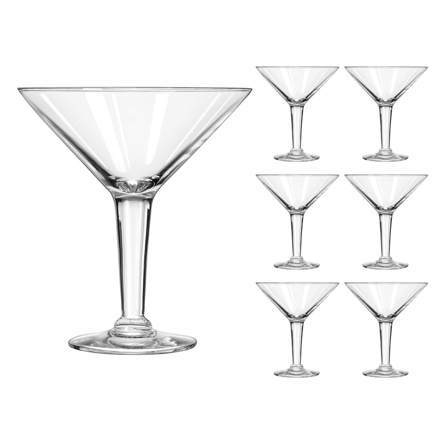 LIBBEY Martiniglas »SUPER STEMS« 6er Set, H: 26, Ø: 23,5, 1300 ml