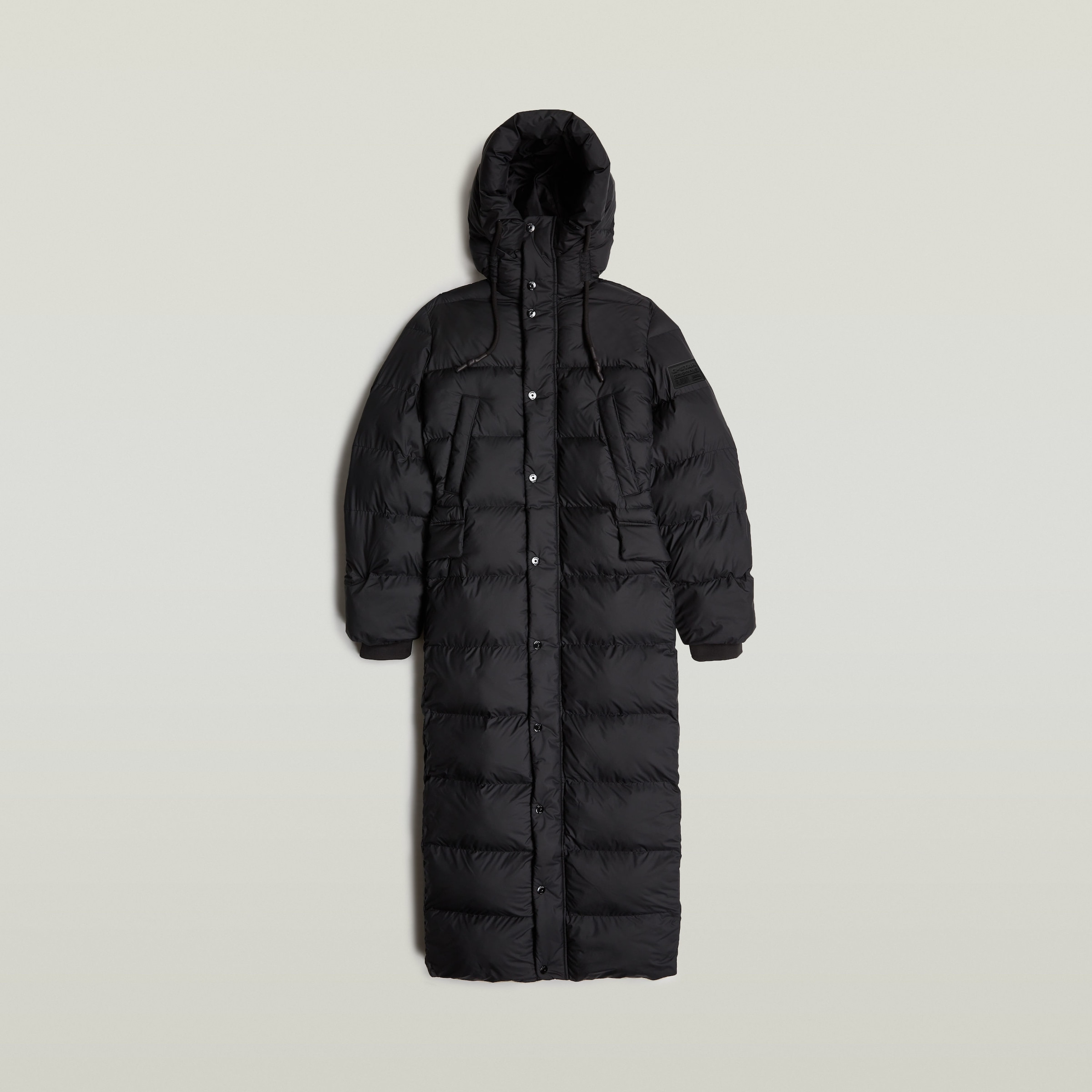 G-STAR Steppjacke »Whistler Long Puffer«, mit Kapuze, mit zusätzlichem Kordelzug innen