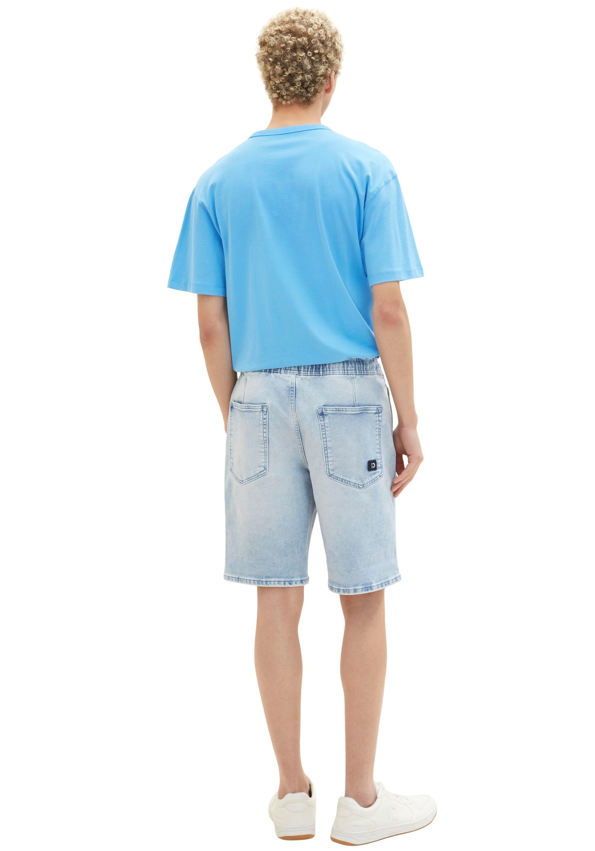 2. Bild von TOM TAILOR Denim Jeansshorts, mit elastischem Tunnelzugbund
