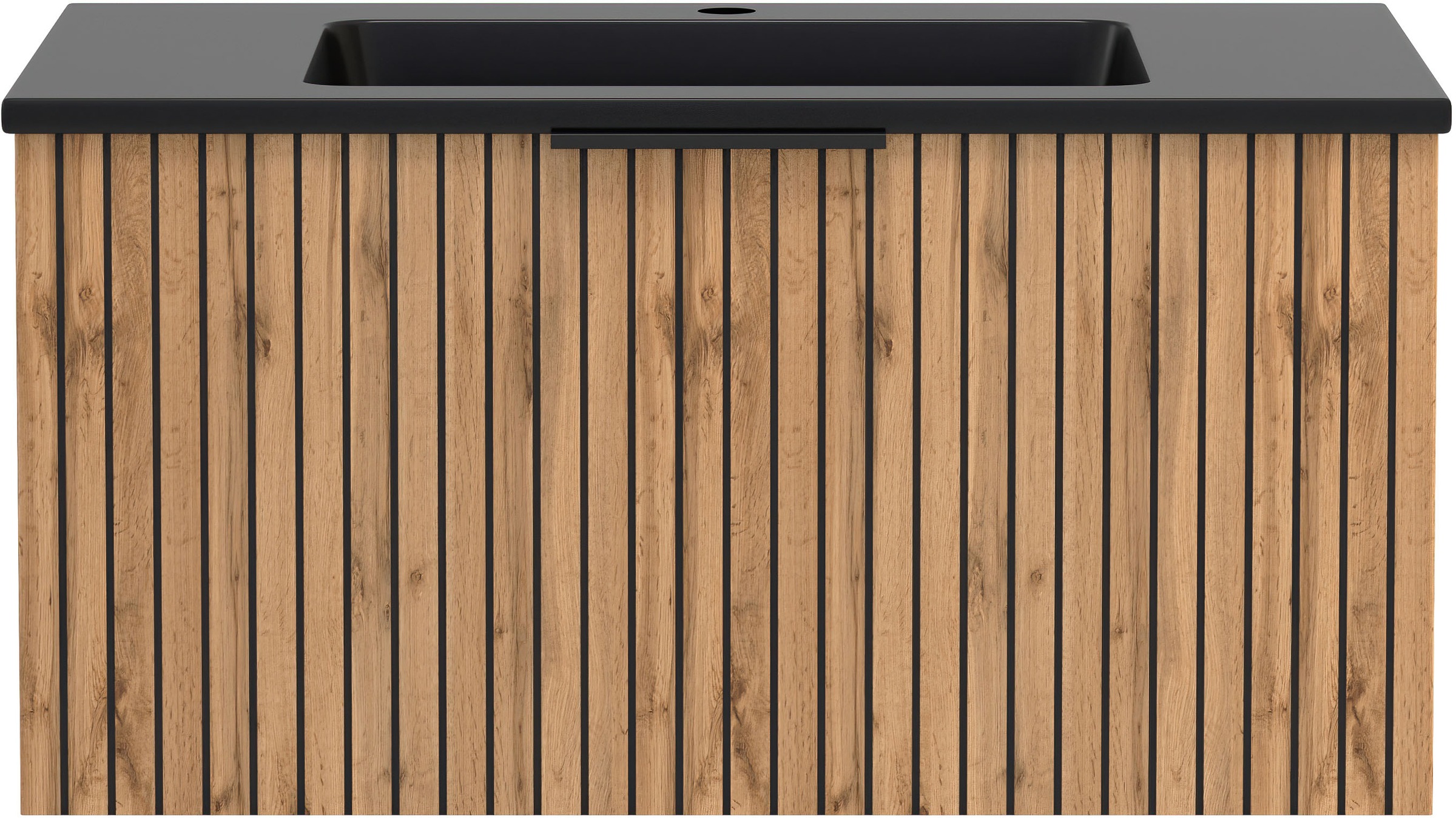 welltime Badmöbel-Set »Welltime, Carlton Waschtisch-Set, 80 oder 120 cm, gestreift«, (2 St.)