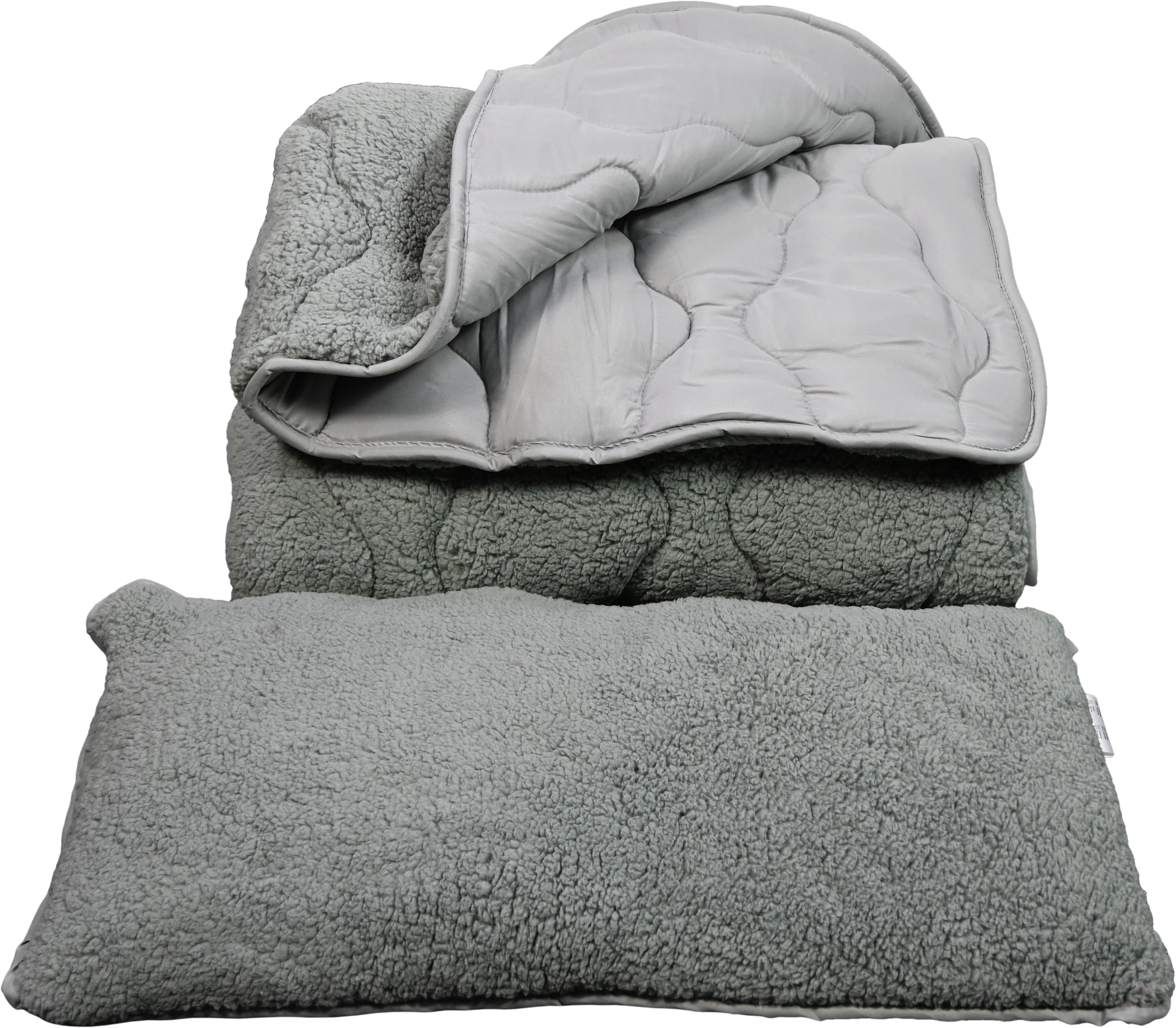 my home Microfaserbettdecke »Elvia, Teddy Plüsch Bettdecke« warm 1 Stk. tlg. Warme Winter Uni Bettdecke