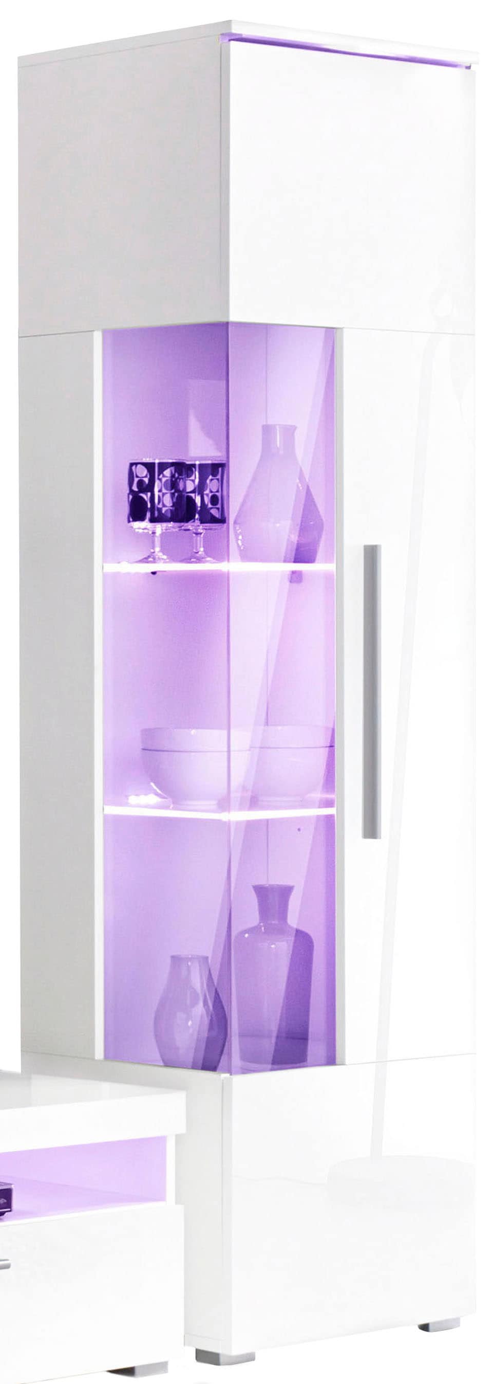 INOSIGN Vitrine »India,Höhe 160cm stilvolle Glasvitrine mit verstellbare Glasböden«, Standvitrine 1Trg, viel Stauraum ohne Beleuchtung