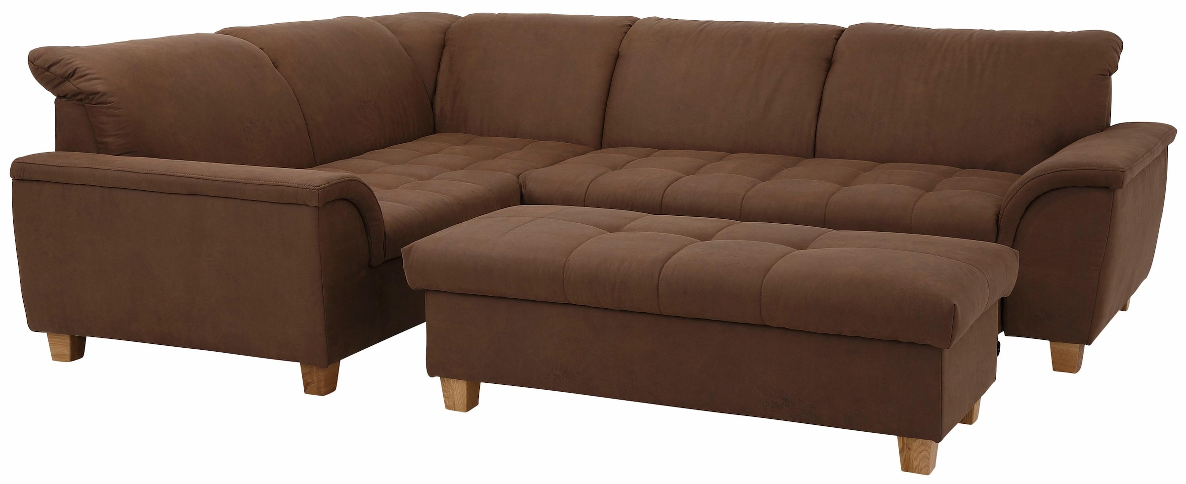 Home affaire Ecksofa »Lyla fester Sitzkomfort, bequeme Armlehnen, Breite 27 günstig online kaufen