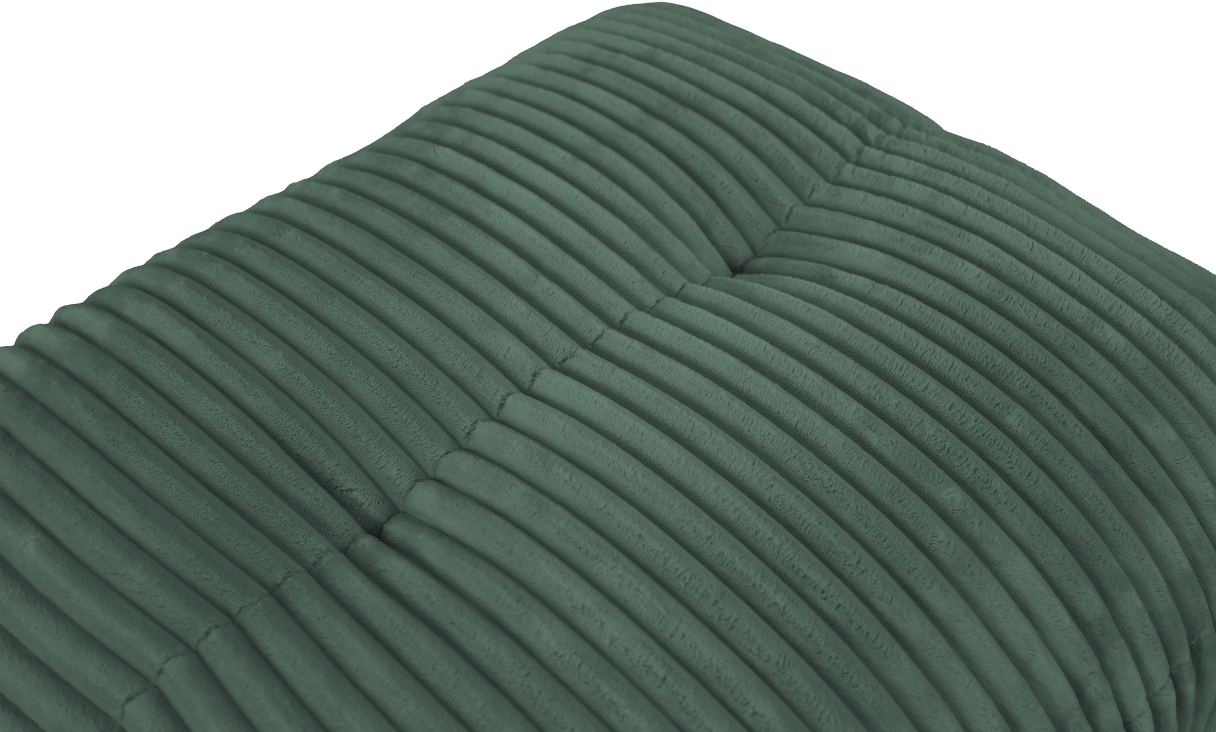 TRENDMANUFAKTUR Hocker »Be Fluffy: Weicher Breitcord Bezugsstoff, perfekte Ergänzung zur Serie« Polsterhocker mit softem Sitzkomfort, moderner breiter Kedernaht