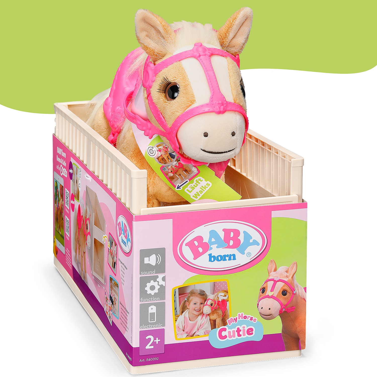 Baby Born Plüschfigur »Mein Pferd Cutie mit Box«