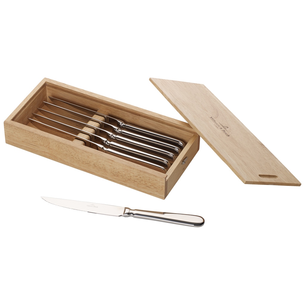 Villeroy & Boch Besteck-Set »Pizza- & Steakmesser Oscar 6er Set silber« günstig online kaufen
