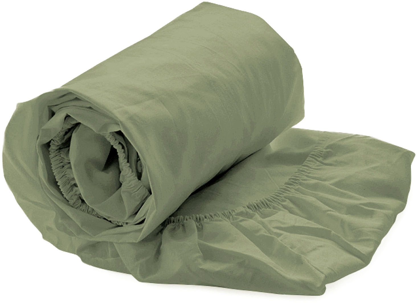Heckett & Lane Spannbettlaken »Elementi«, Laken aus 100% Baumwolle, hochwertiges Mako-Satin, Betttuch ab 90x200