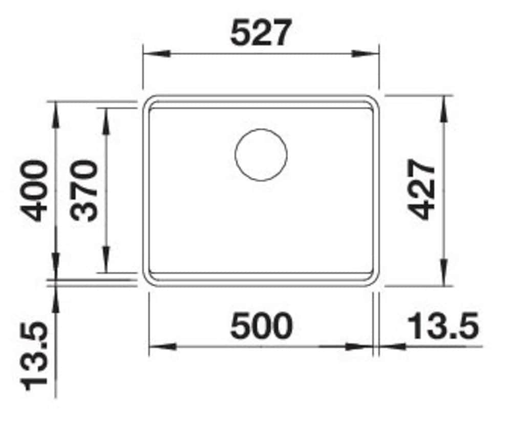 Blanco Granitspüle »ETAGON 500-F« 1 Stk. tlg. inklusive 2 Gratis ETAGON-Schienen aus Edelstahl