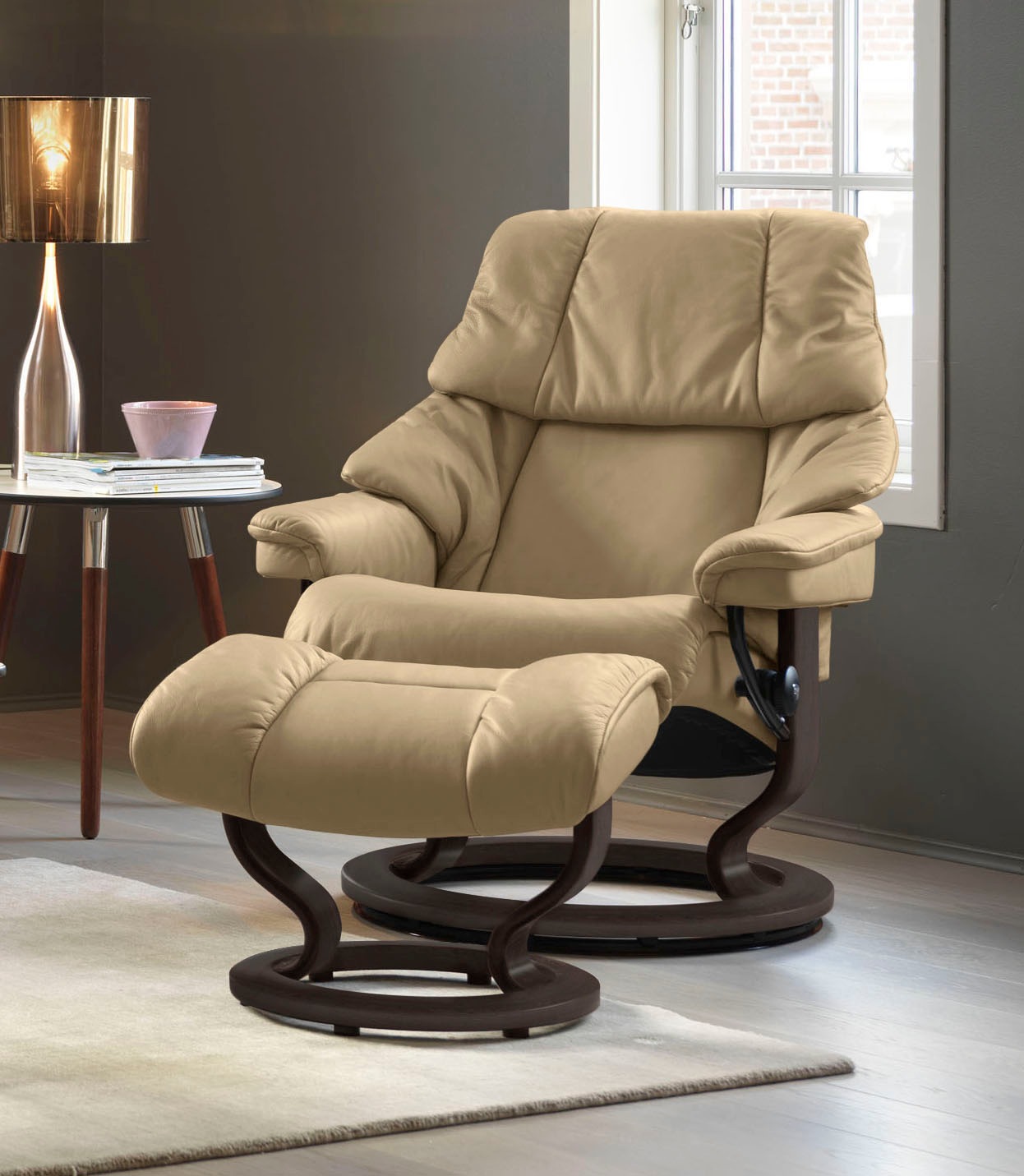 Stressless Relaxsessel "Reno", mit Classic Base, Größe S, M & L, Gestell We günstig online kaufen