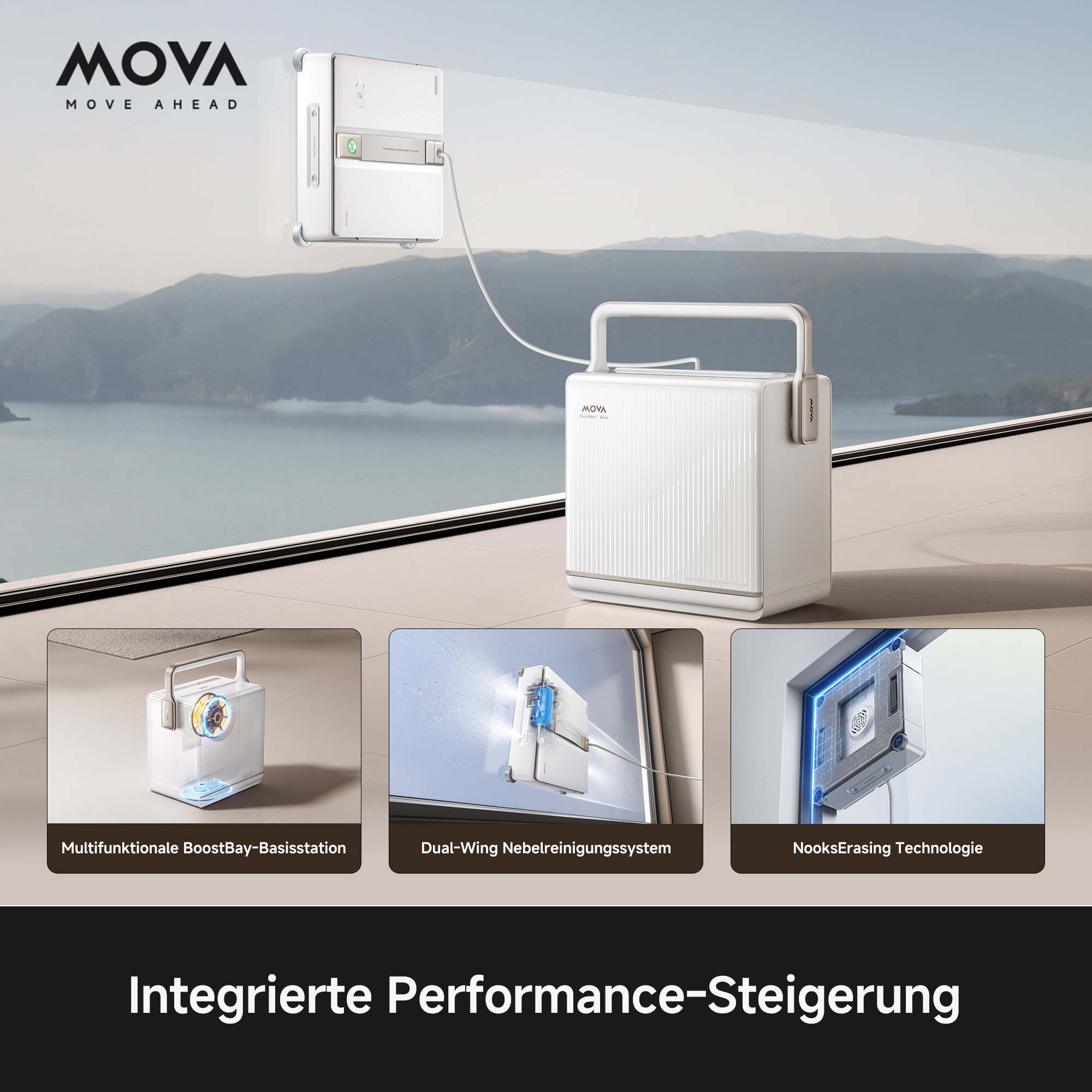 Mova Fensterputzroboter »T1 Station«