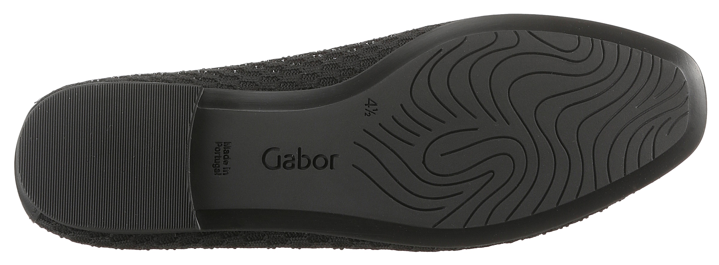 Gabor Slipper, Blockabsatz, Loafer, Bequemschuh mit funkelnden Strass-Steinen