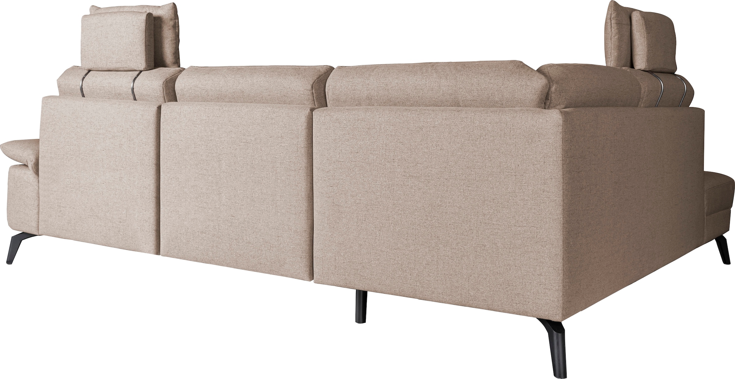 alina Ecksofa, inkl. Kopfstützen, wahlweise mit Relaxfunktion, Breite: 267 cm
