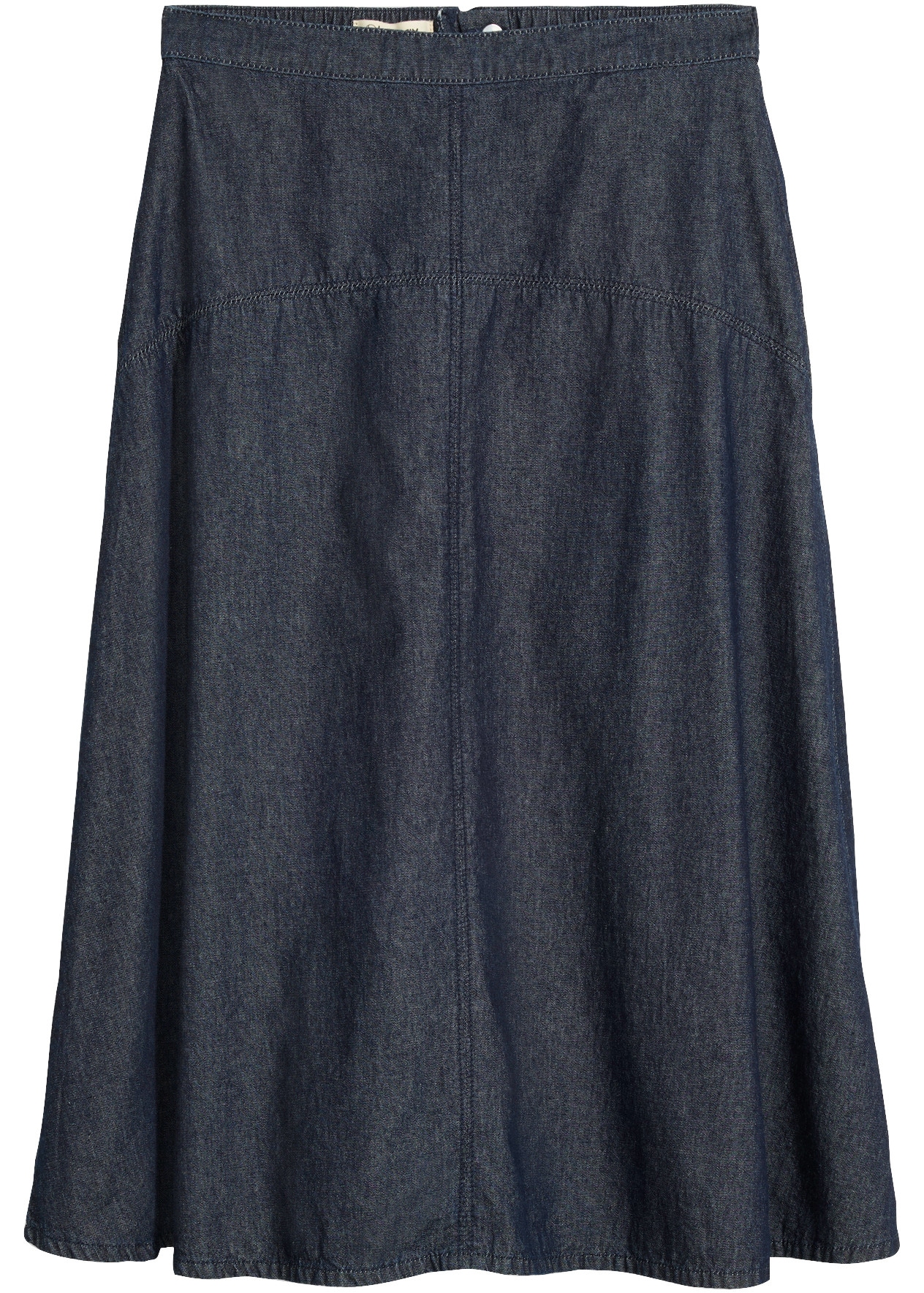 bonprix Jeansrock aus Baumwolle, mit eleganter Passform