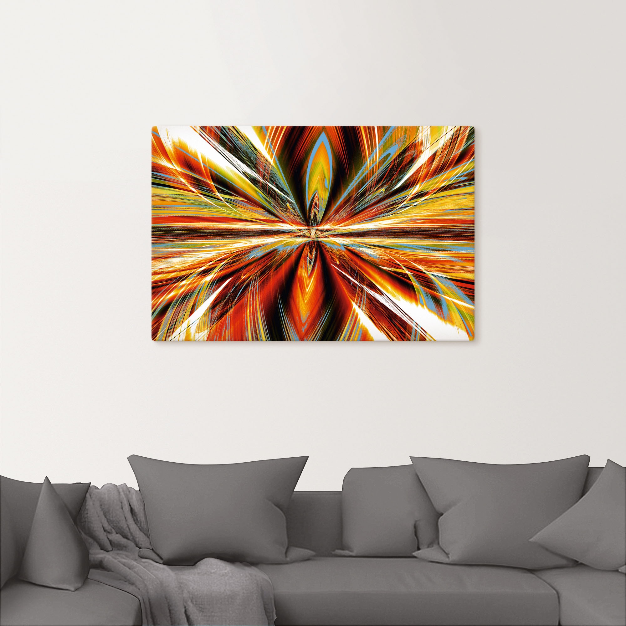 Artland Wandbild »Feuerstelle«, Gegenstandslos, (1 St.), als Alubild, Outdoorbild, Leinwandbild in verschied. Größen
