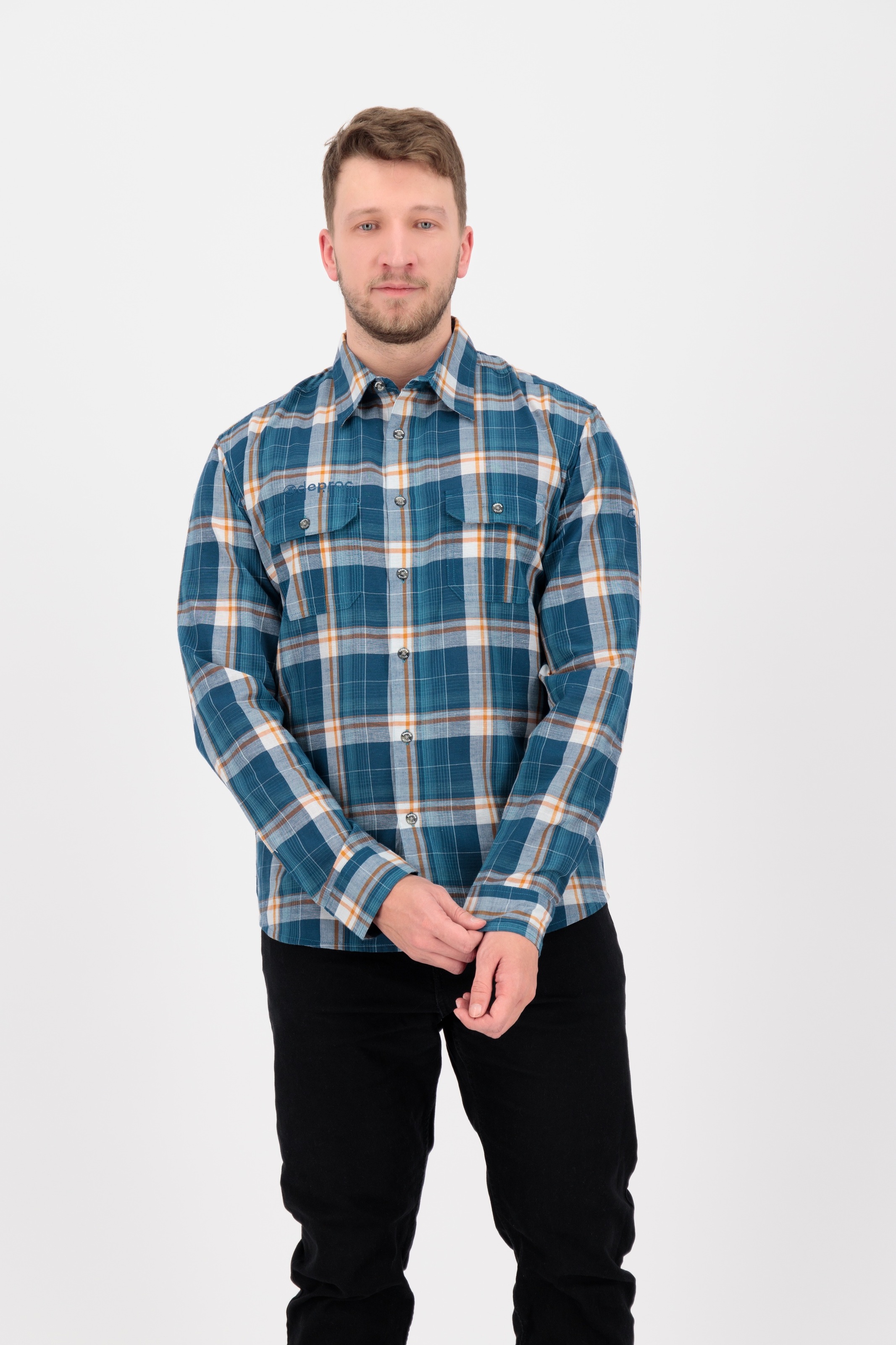 DEPROC Active Outdoorhemd »DENVER M MEN« auch in Großen Größen erhältlich