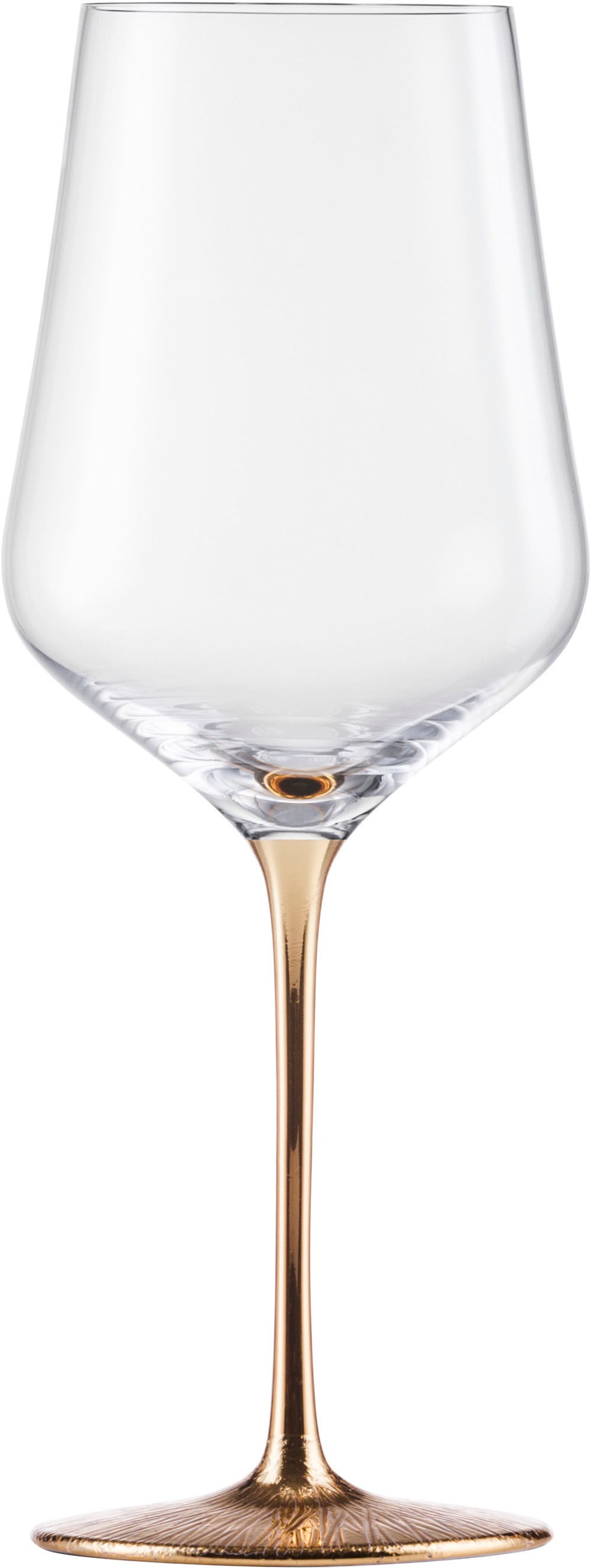 Eisch Germany Rotweinglas »RAVI GOLD, Made in Germany, 620 ml«, (Set, 2 tlg., 2 Bordeauxgläser im Geschenkkarton), in Handarbeit veredelt mit 24karätigem Gold, 620 ml, 2-teilig