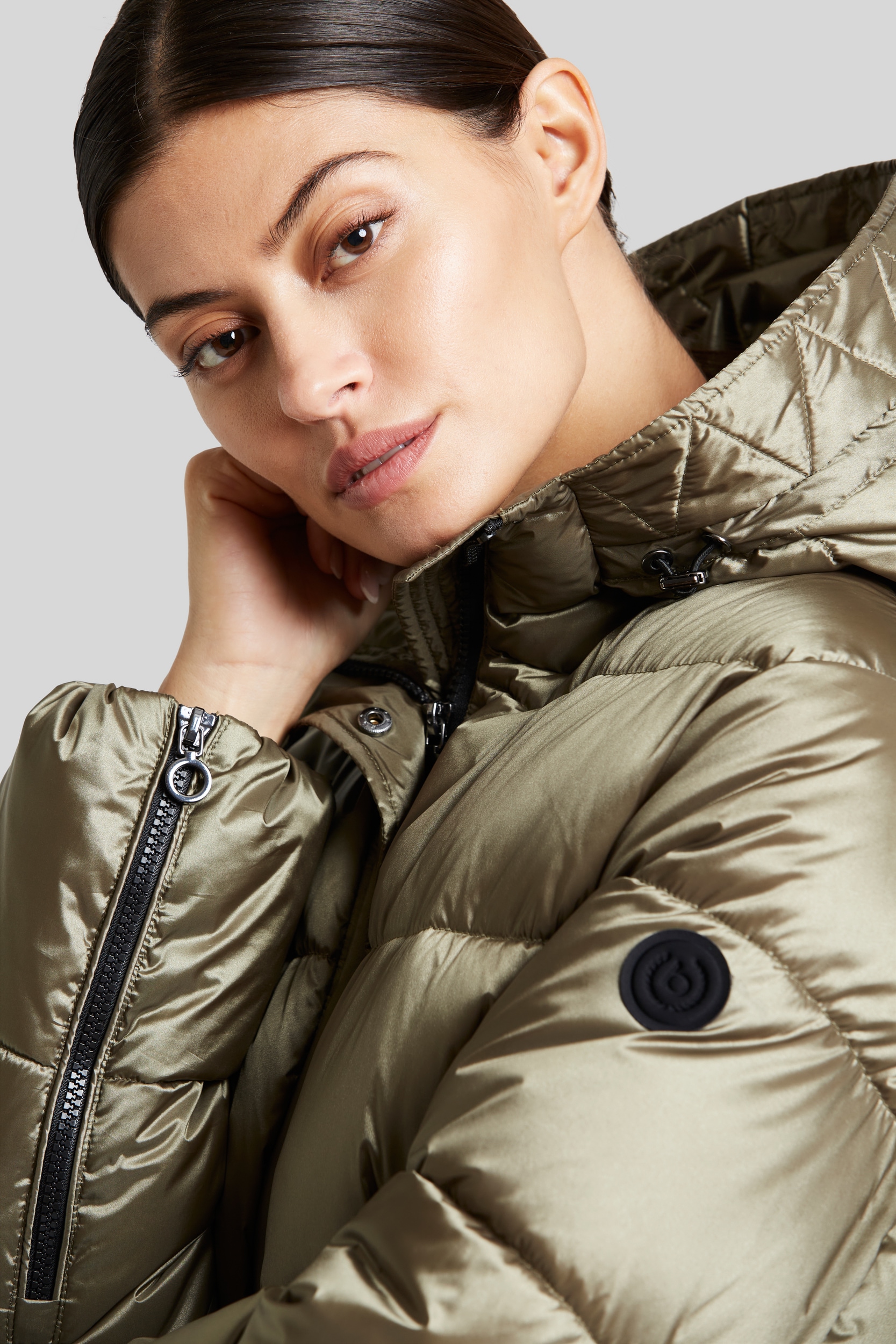 bugatti Langjacke, mit Kapuze, mit großer Kapuze