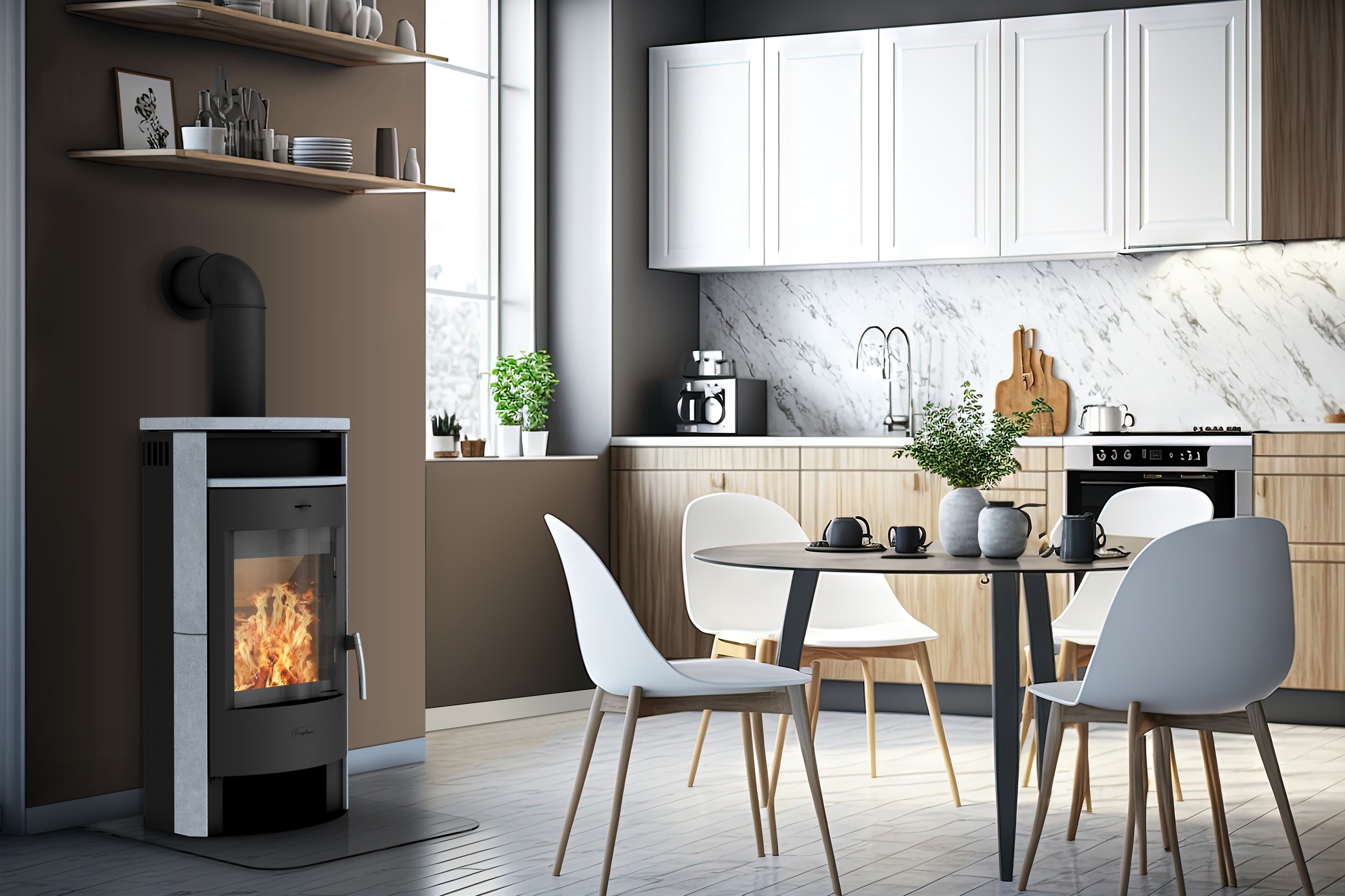 Fireplace Kaminofen »Heathus MAIA Speckstein«, Tee- und Holzfach günstig online kaufen