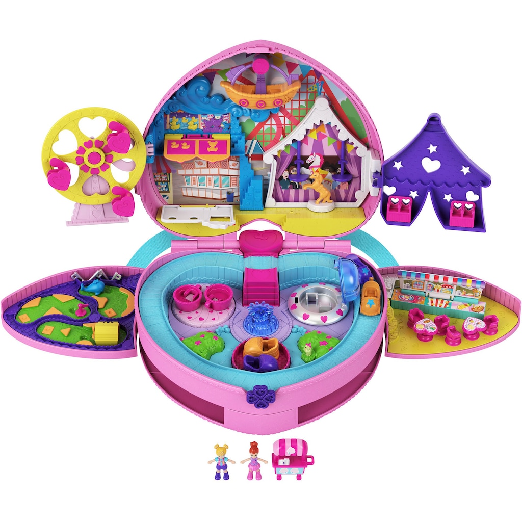 Mattel® Spielwelt »Polly Pocket Klein ganz groß Freizeitpark Rucksack«, mit Sammelfigur