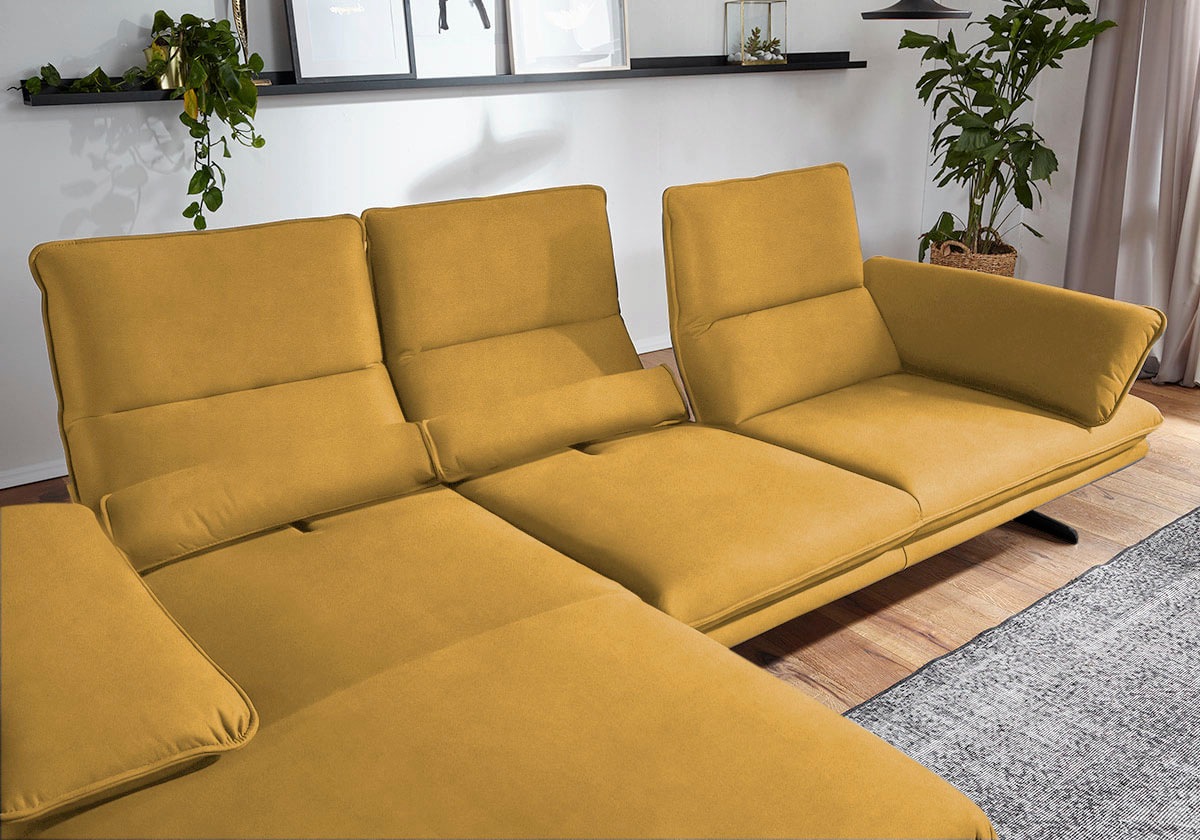 W.SCHILLIG Ecksofa »broadway, Designsofa mit tollem Sitzkomfort« Sitztiefen günstig online kaufen