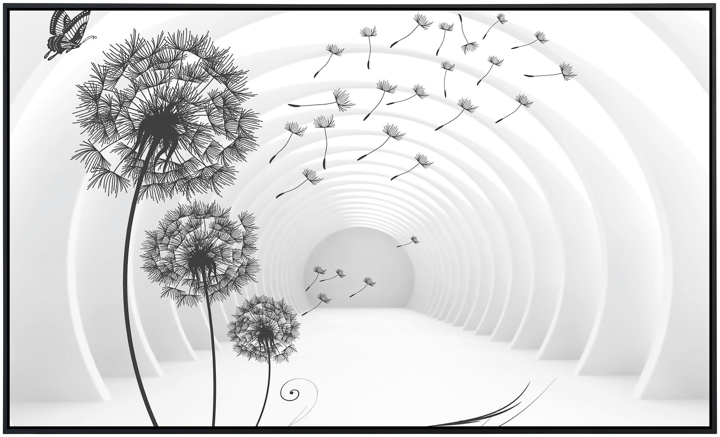 Papermoon Infrarotheizung »Pusteblumen« sehr angenehme Strahlungswärme