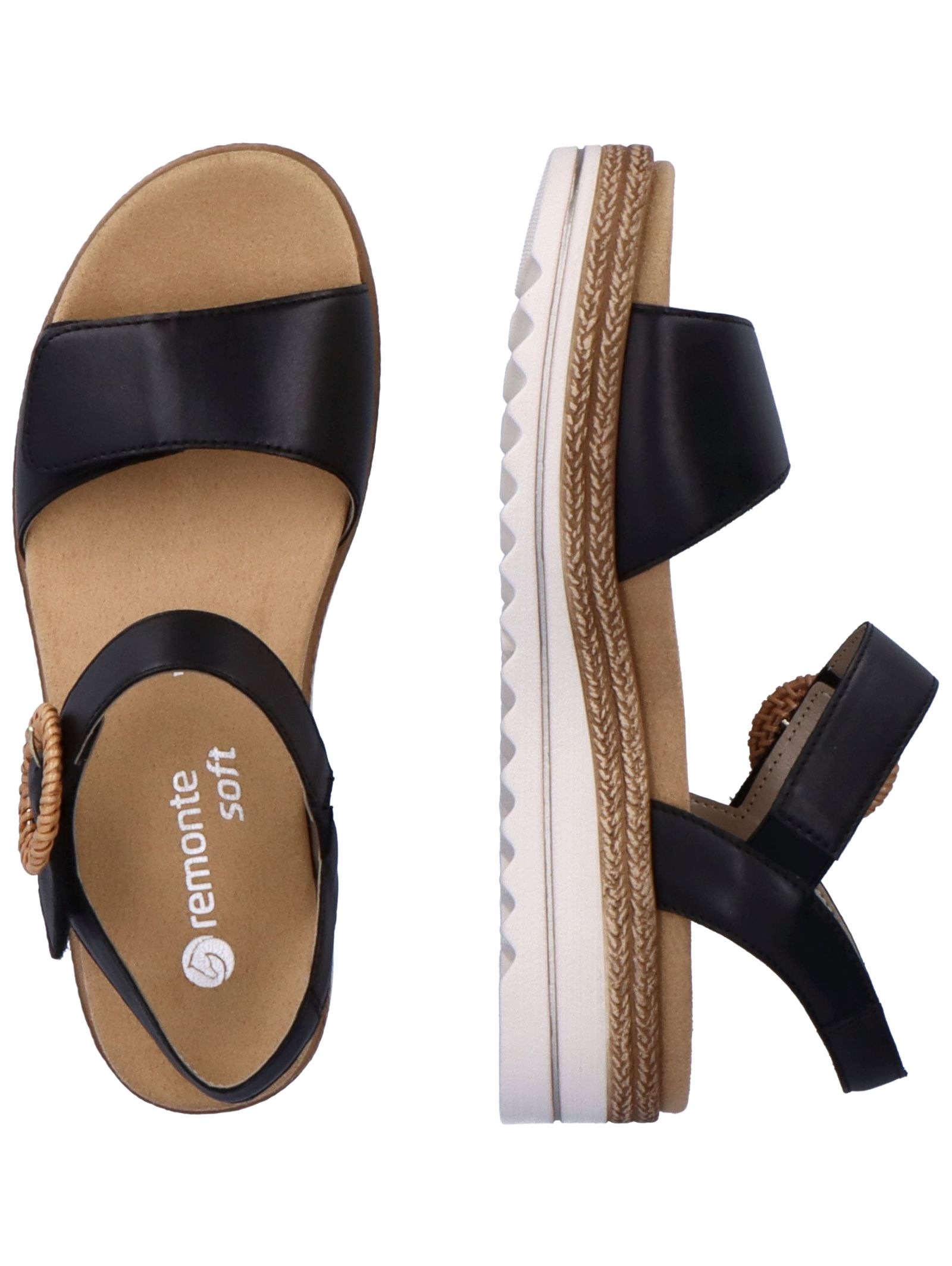 Remonte Riemchensandale »Remonte Sandalen Glattleder«