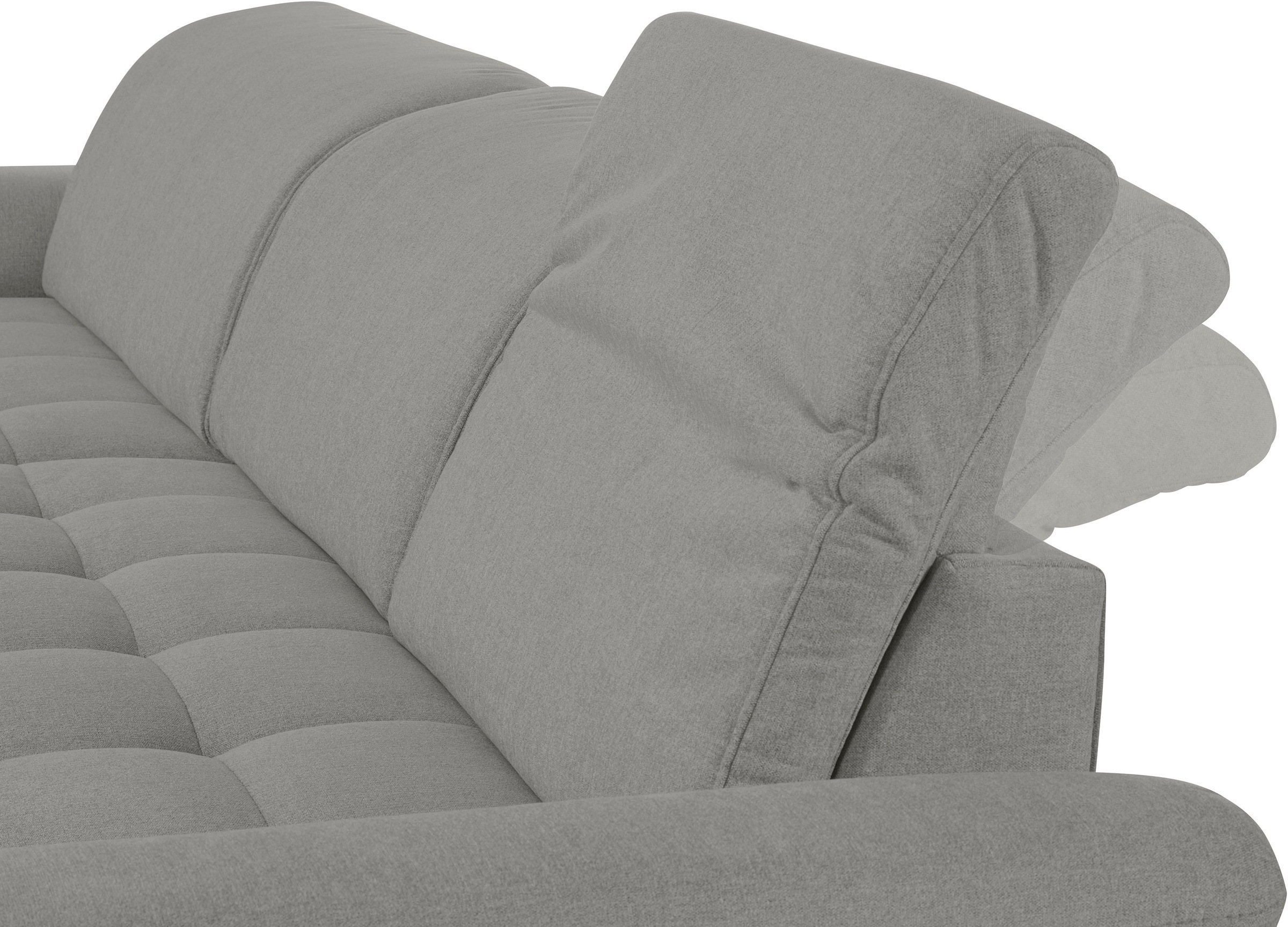 INOSIGN Ecksofa »Fresh L-Form«, Federkern, wahlweise Kopfteilverstellung und motorischer Vorziehsitz