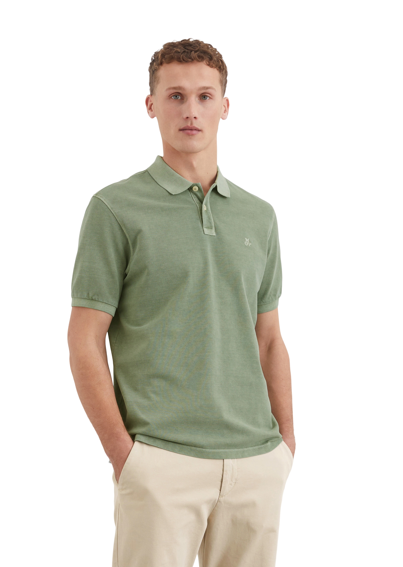 Marc O'Polo Poloshirt, (MOP casual men POLOshirt), aus Pique