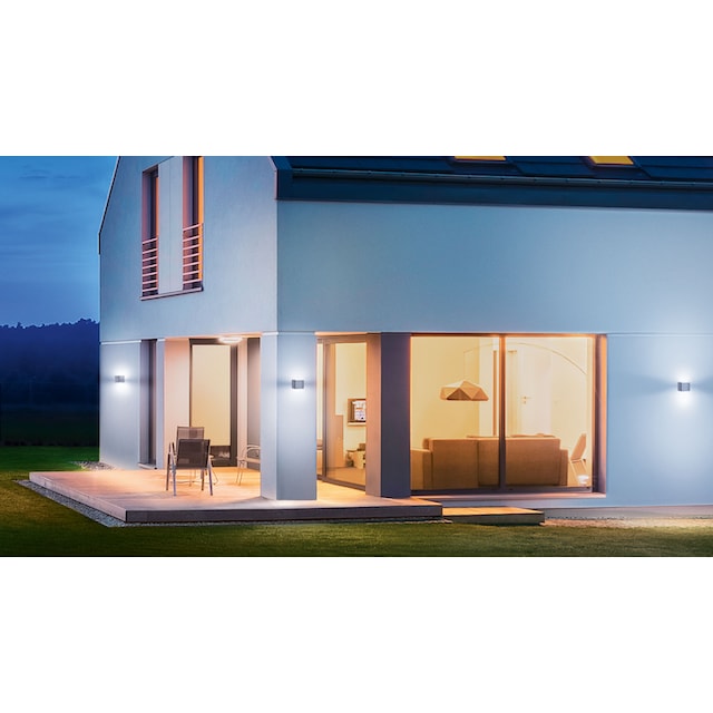 steinel LED Außen-Wandleuchte »L 830 SC ANT«, 3 flammig-flammig, 160°  Bewegungsmelder, Smart Home,App-Steuerung, Silber auf Rechnung kaufen