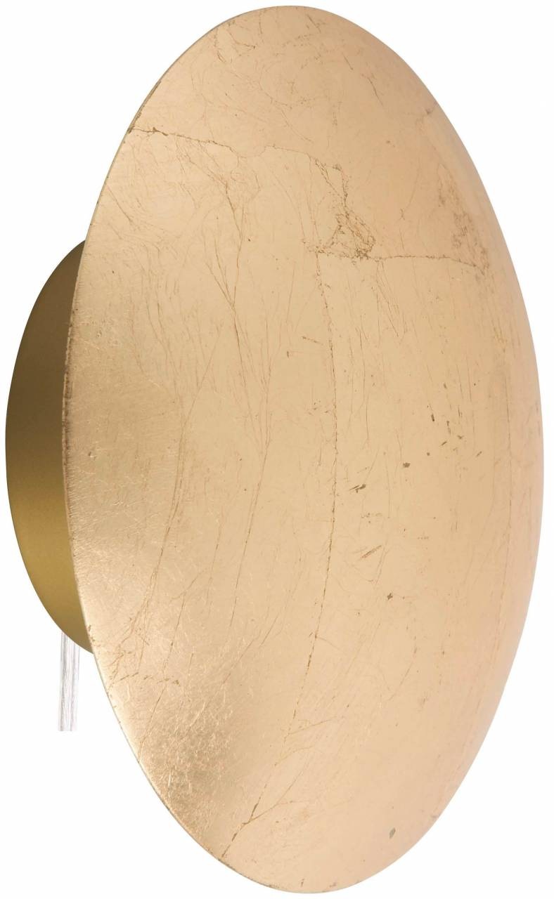 Brilliant Wandleuchte »Sunset«, 1 flammig, Leuchtmittel G9 | ohne Leuchtmittel, Wandlampe gold-antik