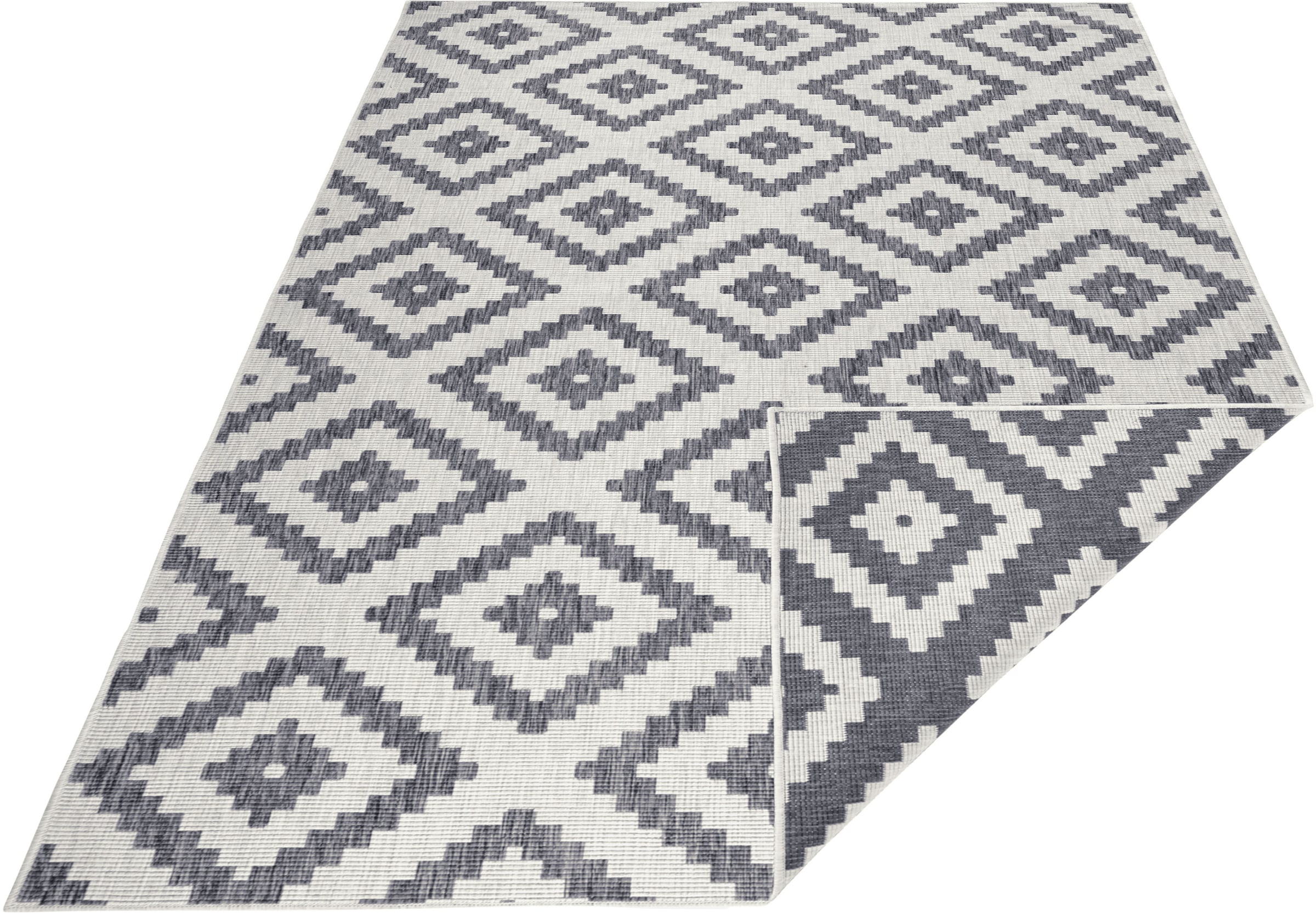 NORTHRUGS Teppich »Malta Wendeteppich«, rechteckig, 5 mm Höhe, In-& Outdoor günstig online kaufen