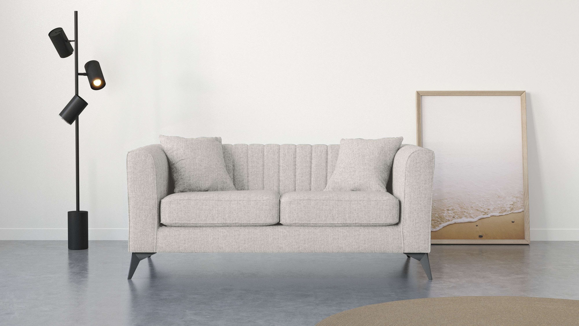 Places of Style 2-Sitzer »MATTHEW elegantes Designsofa, Maße B/T/H: 170/86/ günstig online kaufen