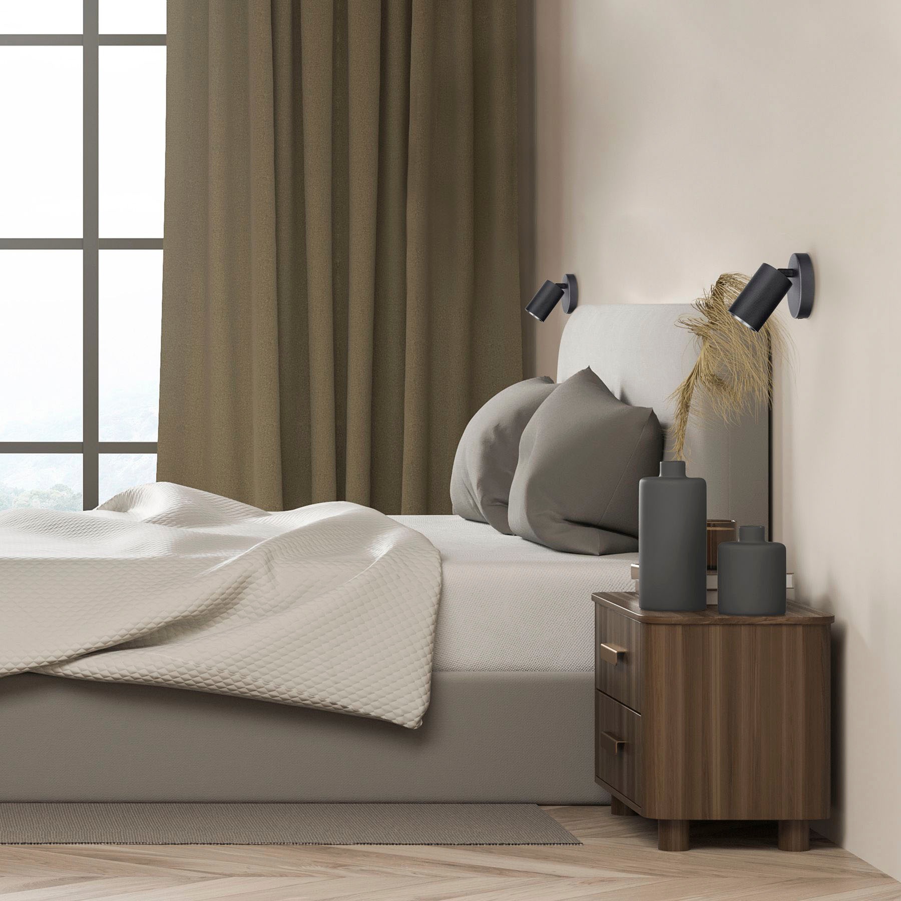 Paco Home Wandleuchte »TIMO RD« GU10 günstig online kaufen